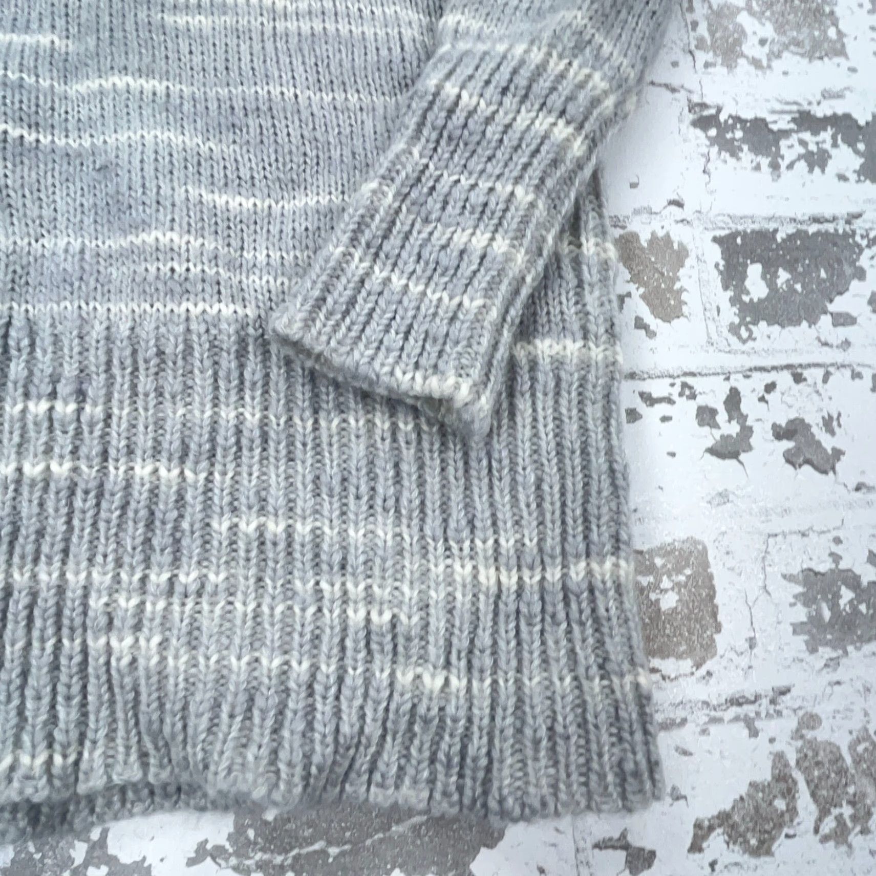 Banana Republic VINTAGE Banana Republic Women Sweater Dress Small Gray Knit Turtleneck Pullover Casual Fall Winter Size S / US 4 / IT 40 - 3 Thumbnail
