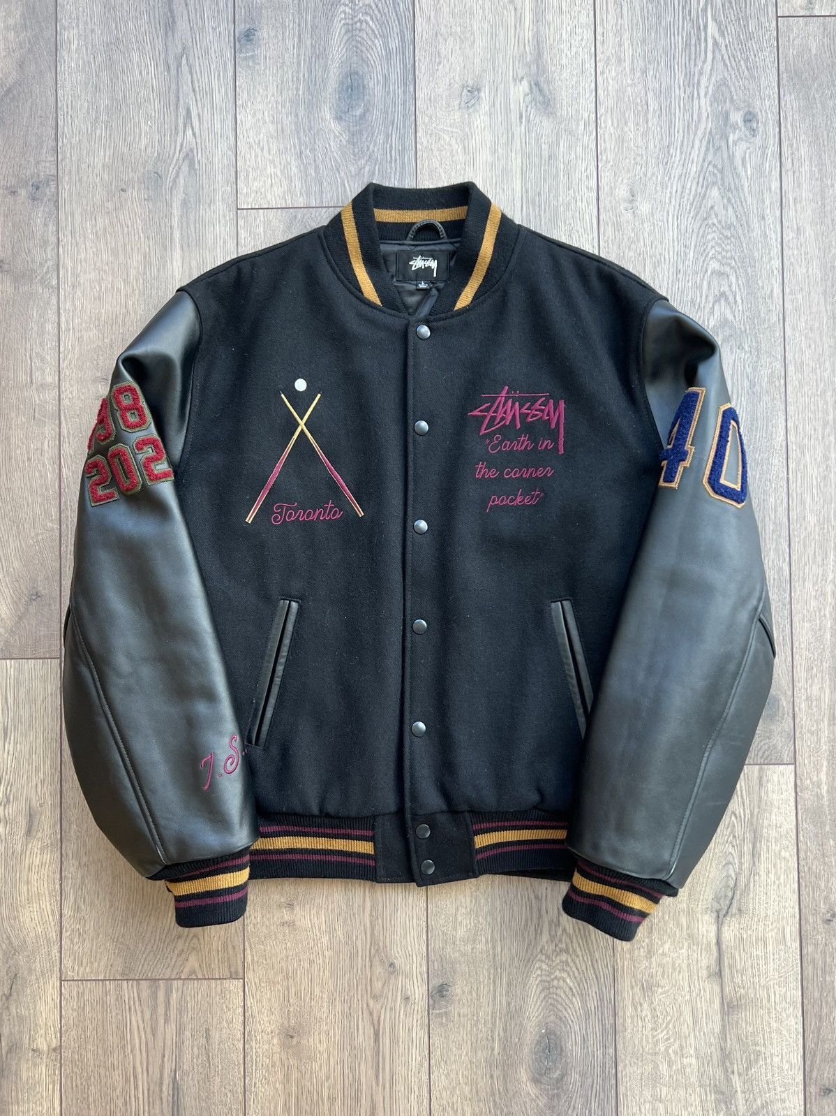 Stussy 40th Anniversary Varsity Jacket (New York Chapter) | Grailed