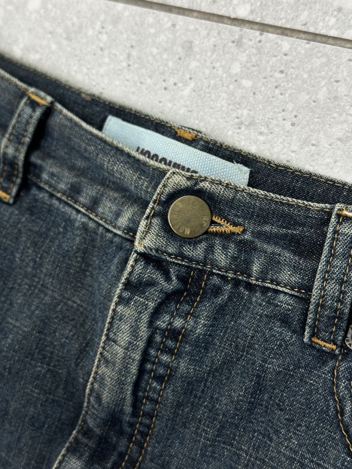 Moschino Vintage 2000s Moschino jeans Y2k Acid Jenans Denim Skirt Size 32" / US 10 / IT 46 - 5 Thumbnail