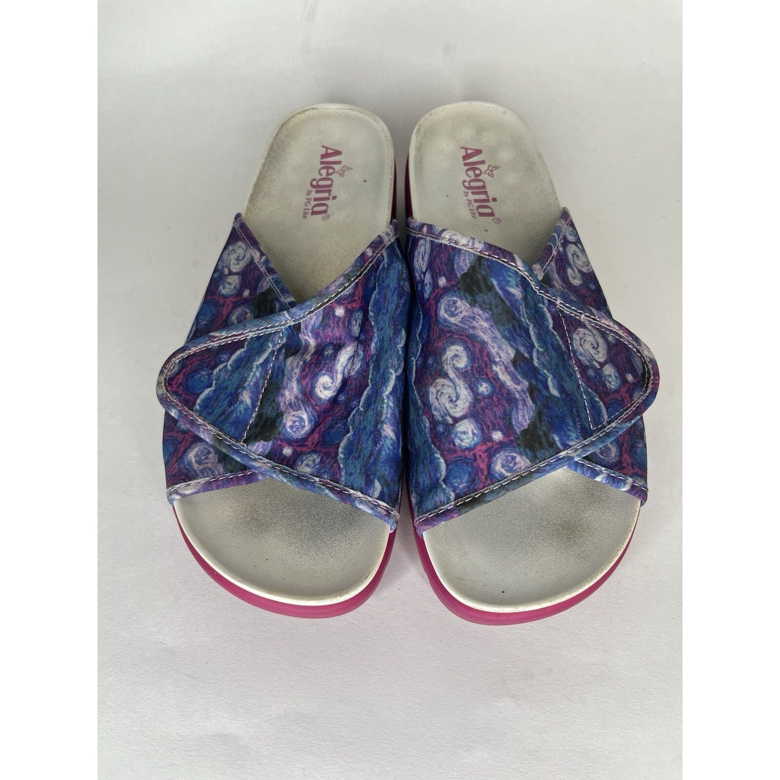 Allegri Alegria AIR-267 AIRIE Such A Monet Platform Slide Sandals Wo Size US 10.5 / IT 40.5 - 13 Thumbnail