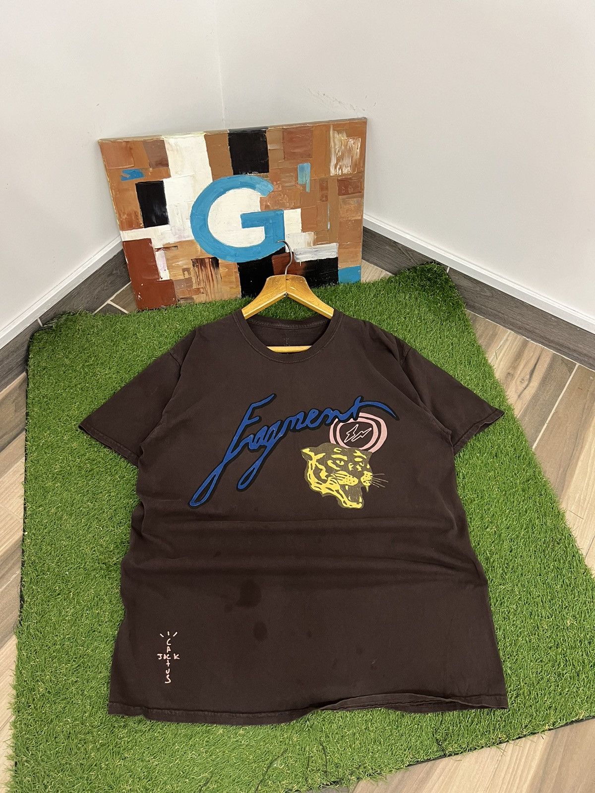 Hype Streetwear Travis Scott Travis Scott Cactus Jack Fragment Icons T Shirt Grailed