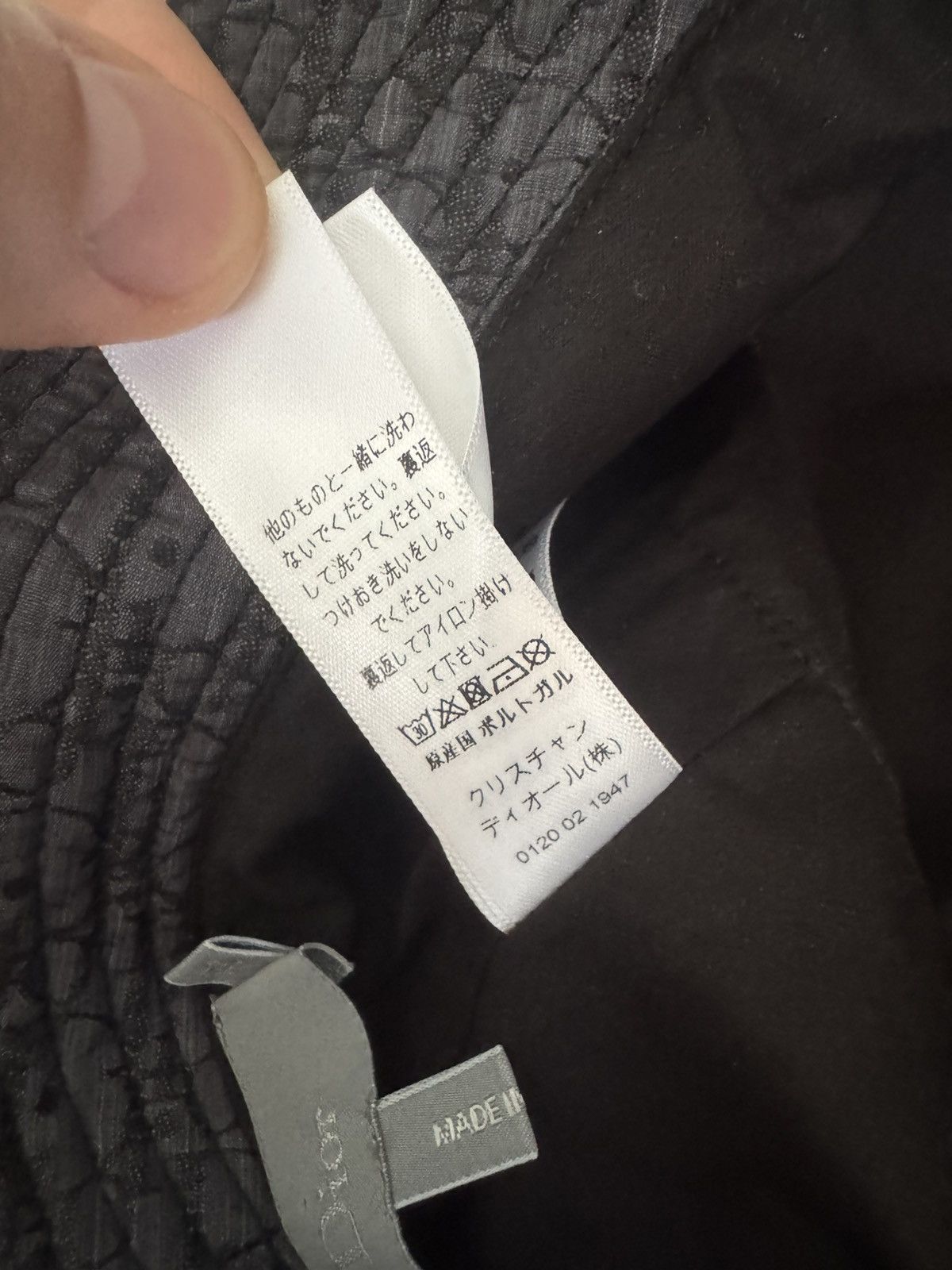Dior Dior Designer Luxury Monogram Black Bucket Hat High End Rare Size ONE SIZE - 11 Thumbnail