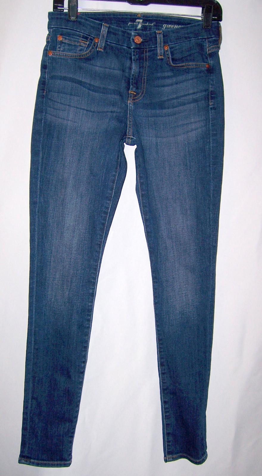 7 For All Mankind 7 For All Mankind Gwenevere High-Waist Ankle Skinny Jeans-26 Size 26" / US 2 / IT 38 - 1 Thumbnail