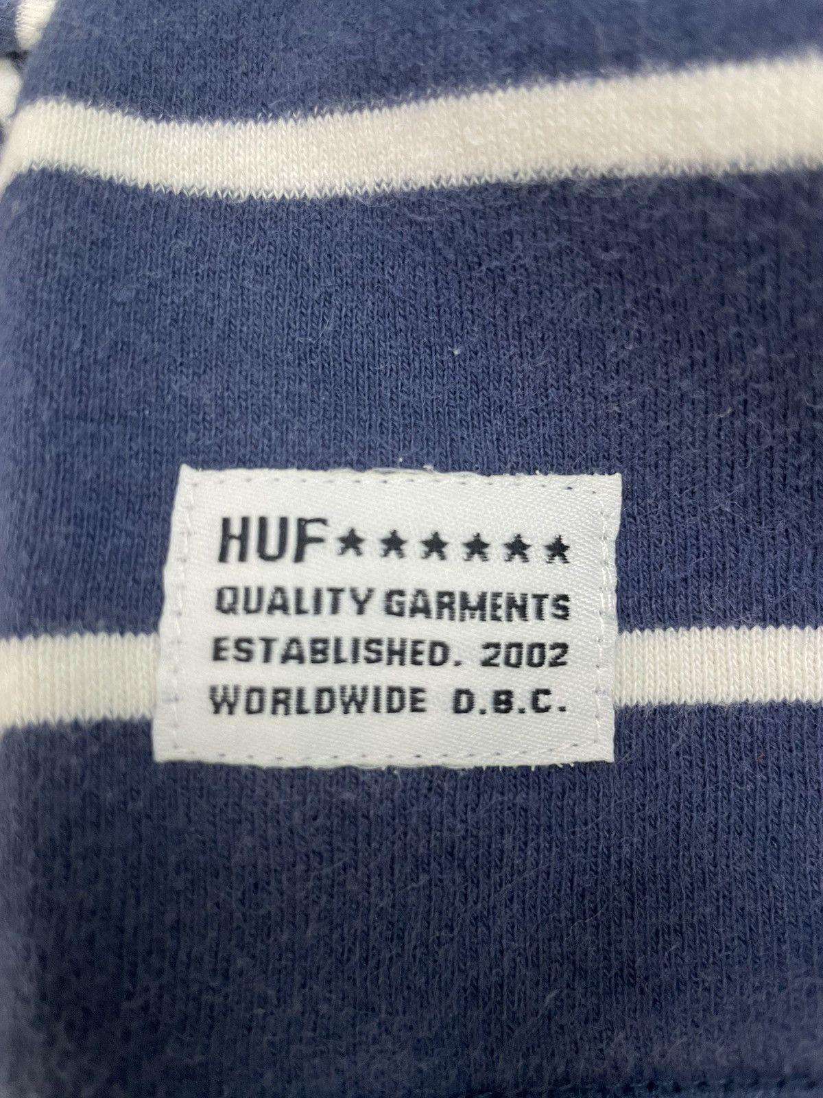Designer × Vintage vintage Hoodie/sweater Huf x sun surf x surf style - blue Size US L / EU 52-54 / 3 - 7 Thumbnail