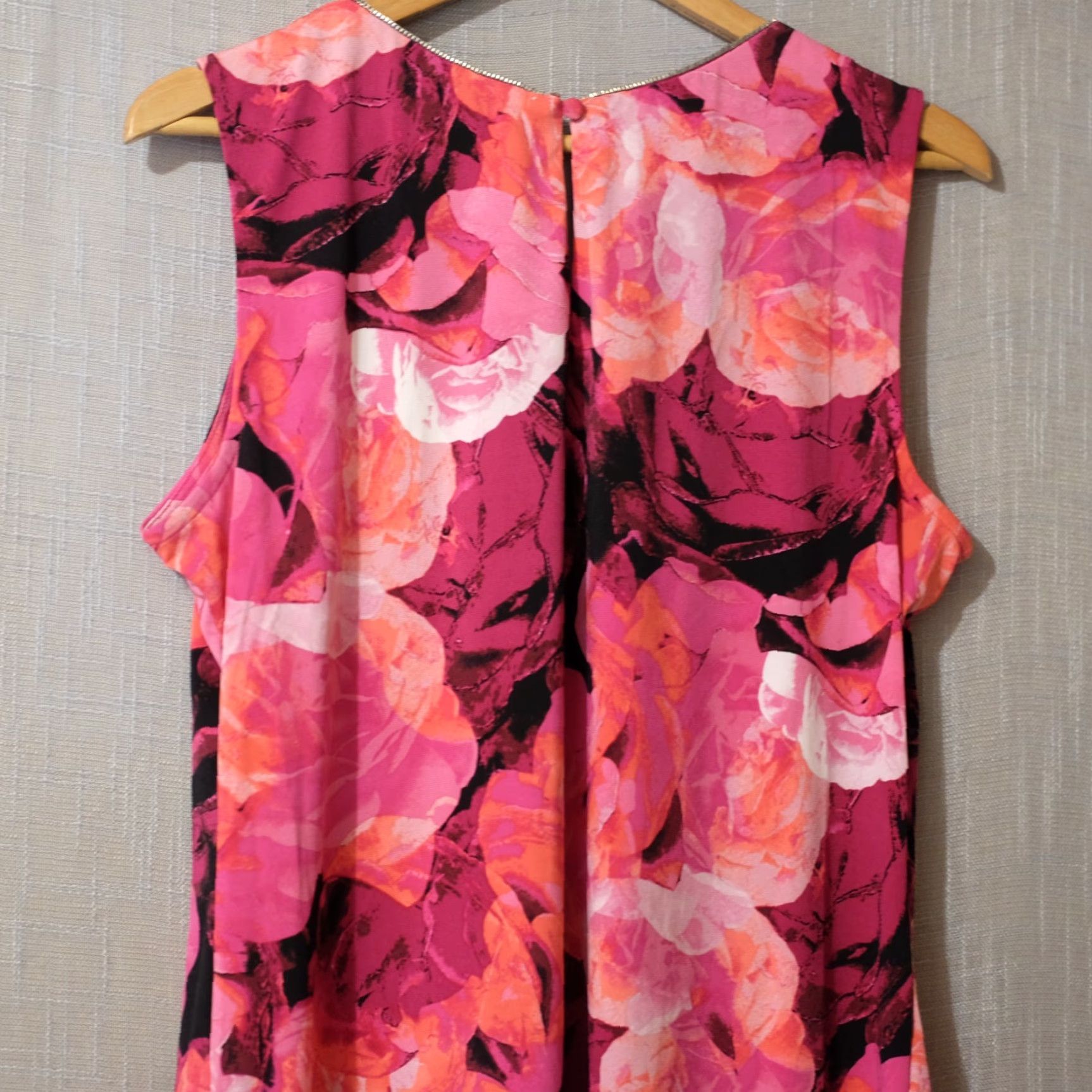 Worthington VINTAGE Worthington Top Pink Floral Stretch Women's Petite PXL #A11-36 Size XL / US 12-14 / IT 48-50 - 5 Thumbnail