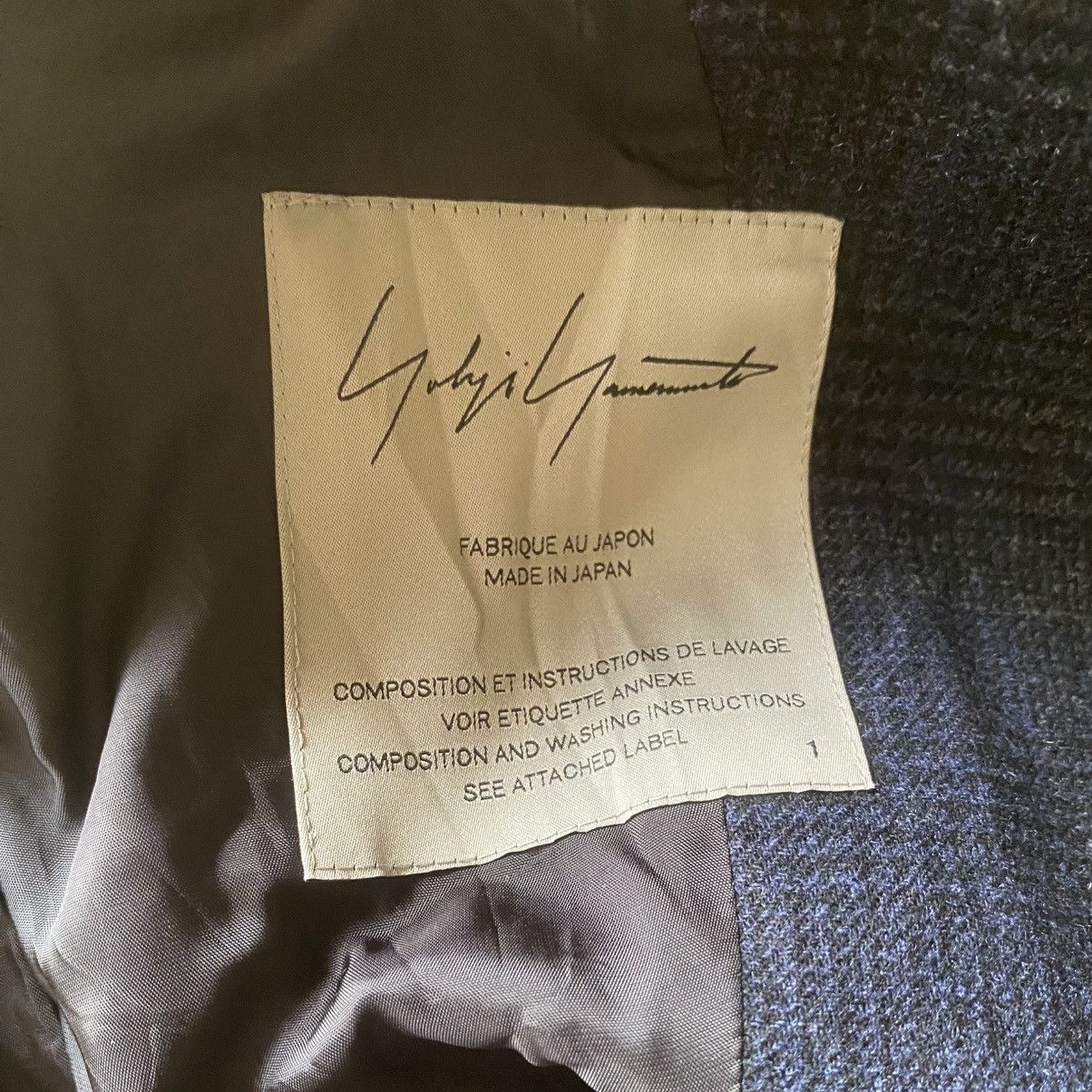 Yohji Yamamoto Yohji Yamamoto Cashmere Blend Gradience Plaid Blazer Size S / US 4 / IT 40 - 10 Thumbnail
