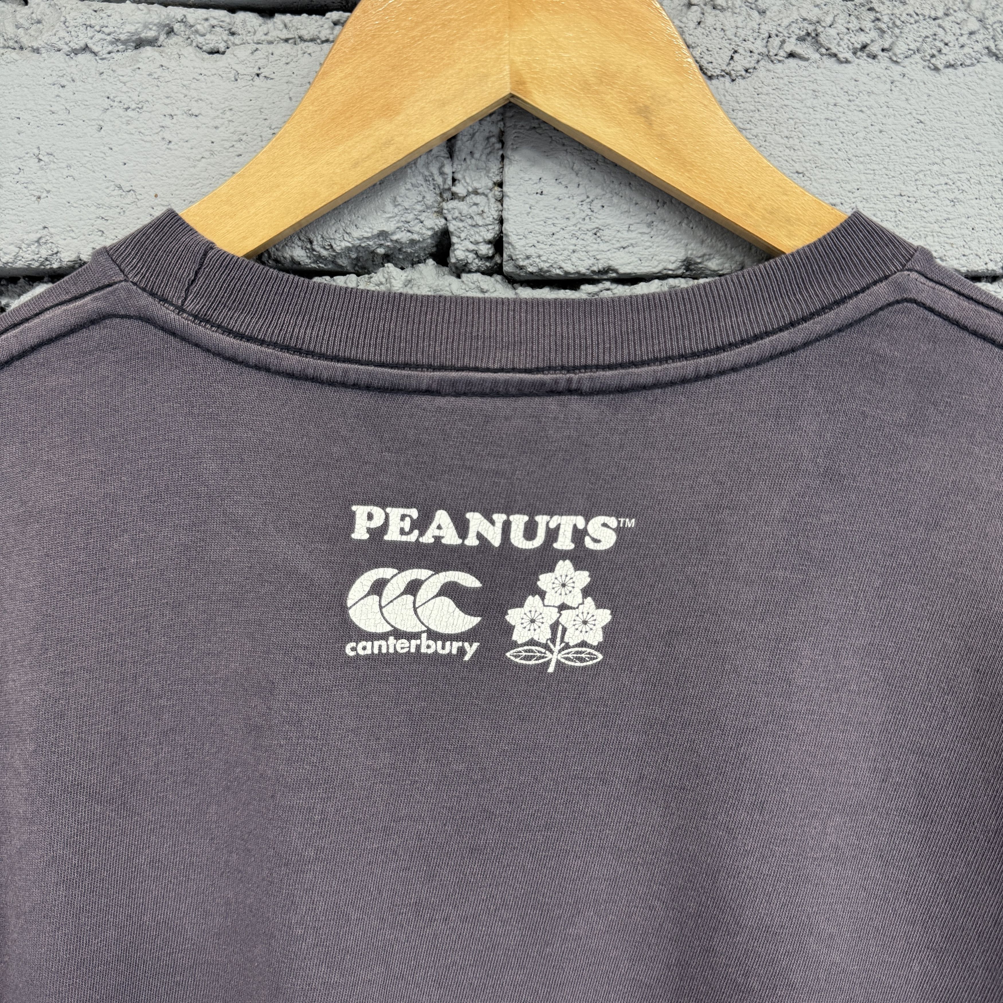 Canterbury of New Zealand Rare Vintage Canterbury x Peanuts Rugby Sunfaded Tshirt Size US L / EU 52-54 / 3 - 6 Thumbnail