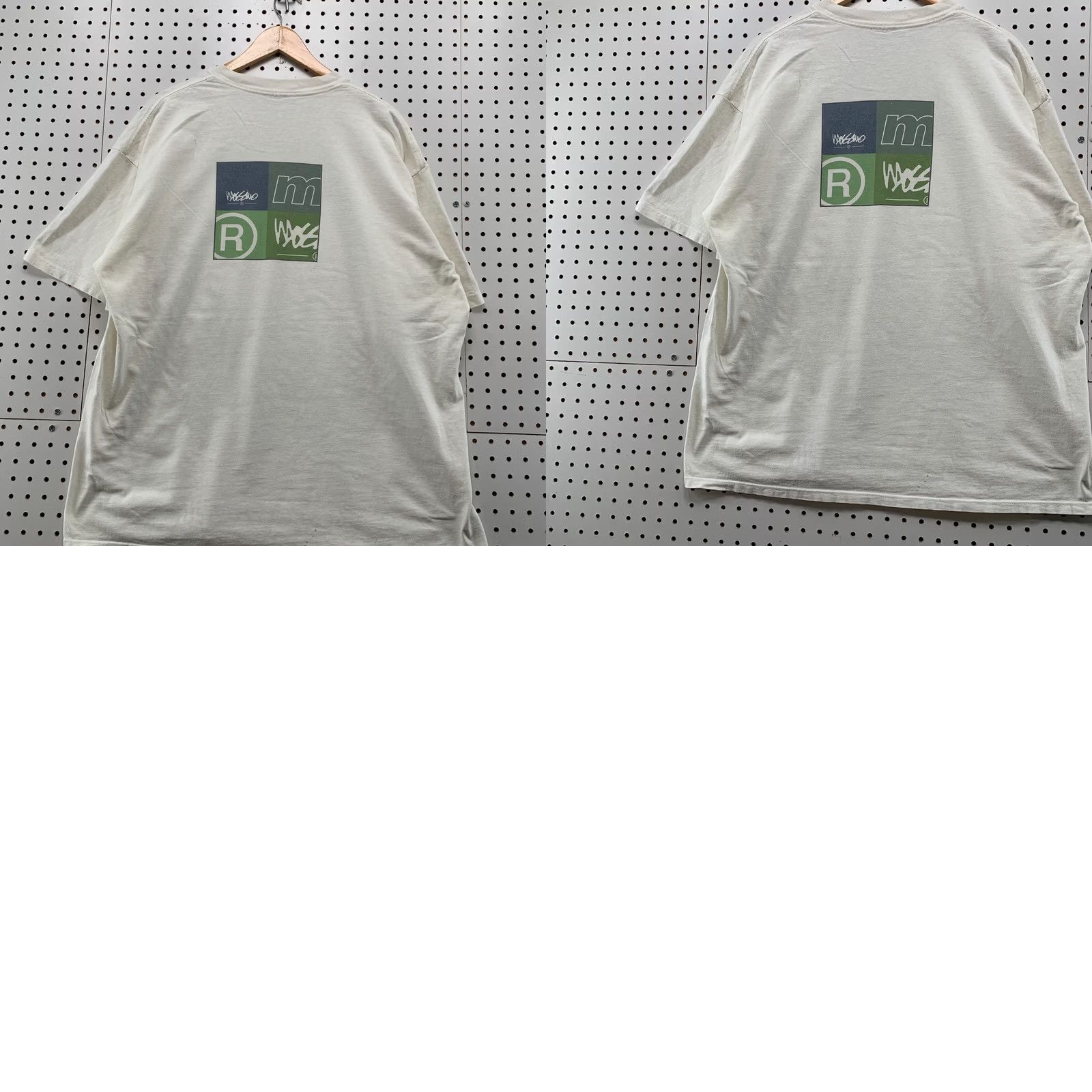 Mossimo VINTAGE 90s Mossimo Shirt Mens 2XL White Surf Skate Box Logo Short Sleeve Size US XXL / EU 58 / 5 - 9 Thumbnail