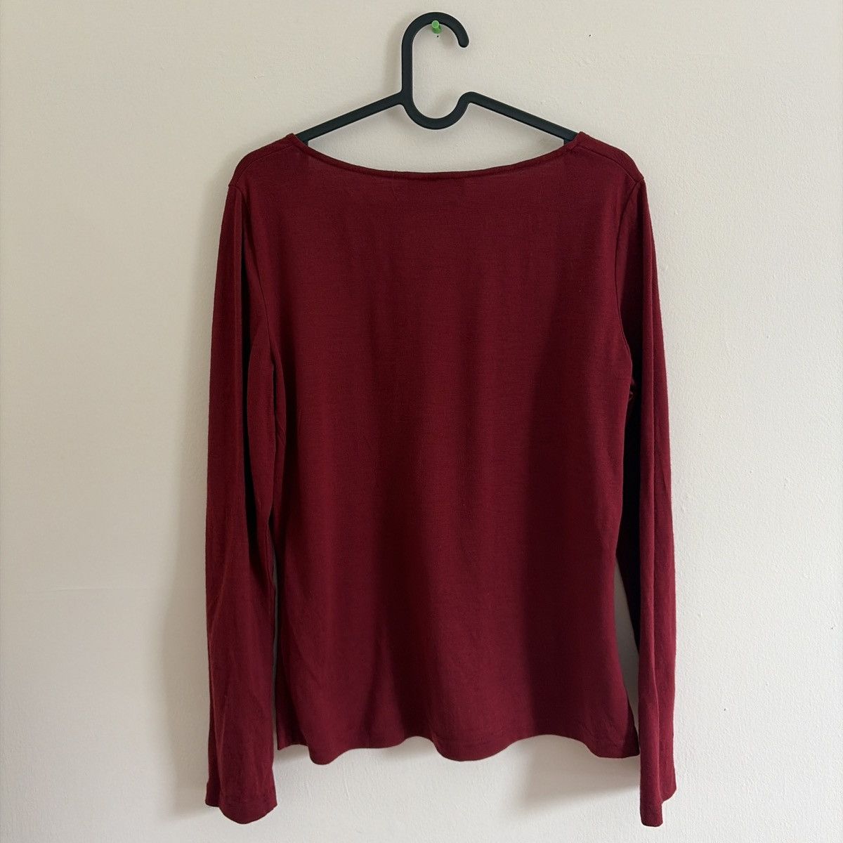 Other Lusia Spagnoli Burgundy Wool Top Size L / US 10 / IT 46 - 4 Thumbnail