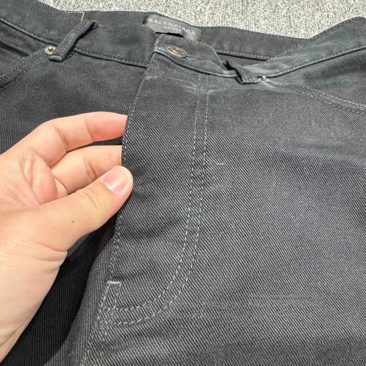 Balenciaga Balenciaga Wide-Leg Jeans. Size 31" - 2 Thumbnail