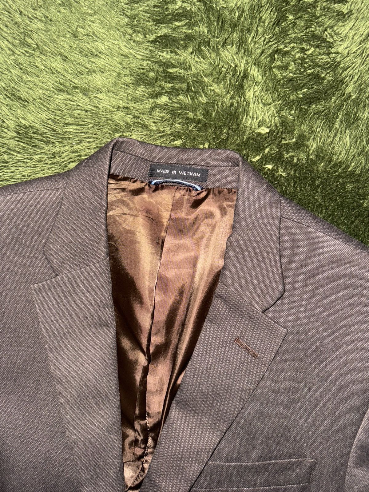 Tommy Hilfiger [40R] Tommy Hilfiger USA Two-Button Classic Fit Blazer Brown Size 40R - 3 Thumbnail