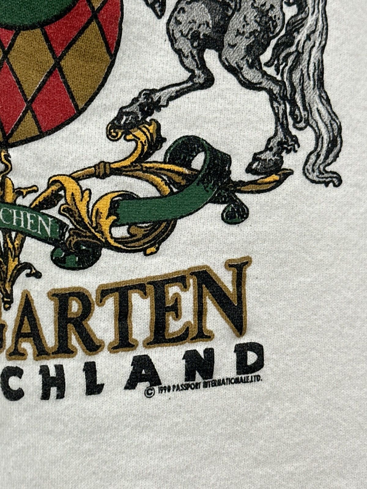 Delta Vintage 90s German Beer Crewneck Fries BiergartenDeutschland Size US L / EU 52-54 / 3 - 7 Thumbnail