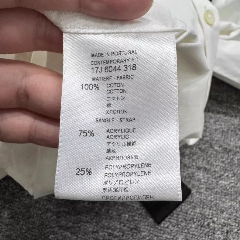 Givenchy Givenchy Size43 Ribbon Shirt Size US M / EU 48-50 / 2 - 3 Thumbnail