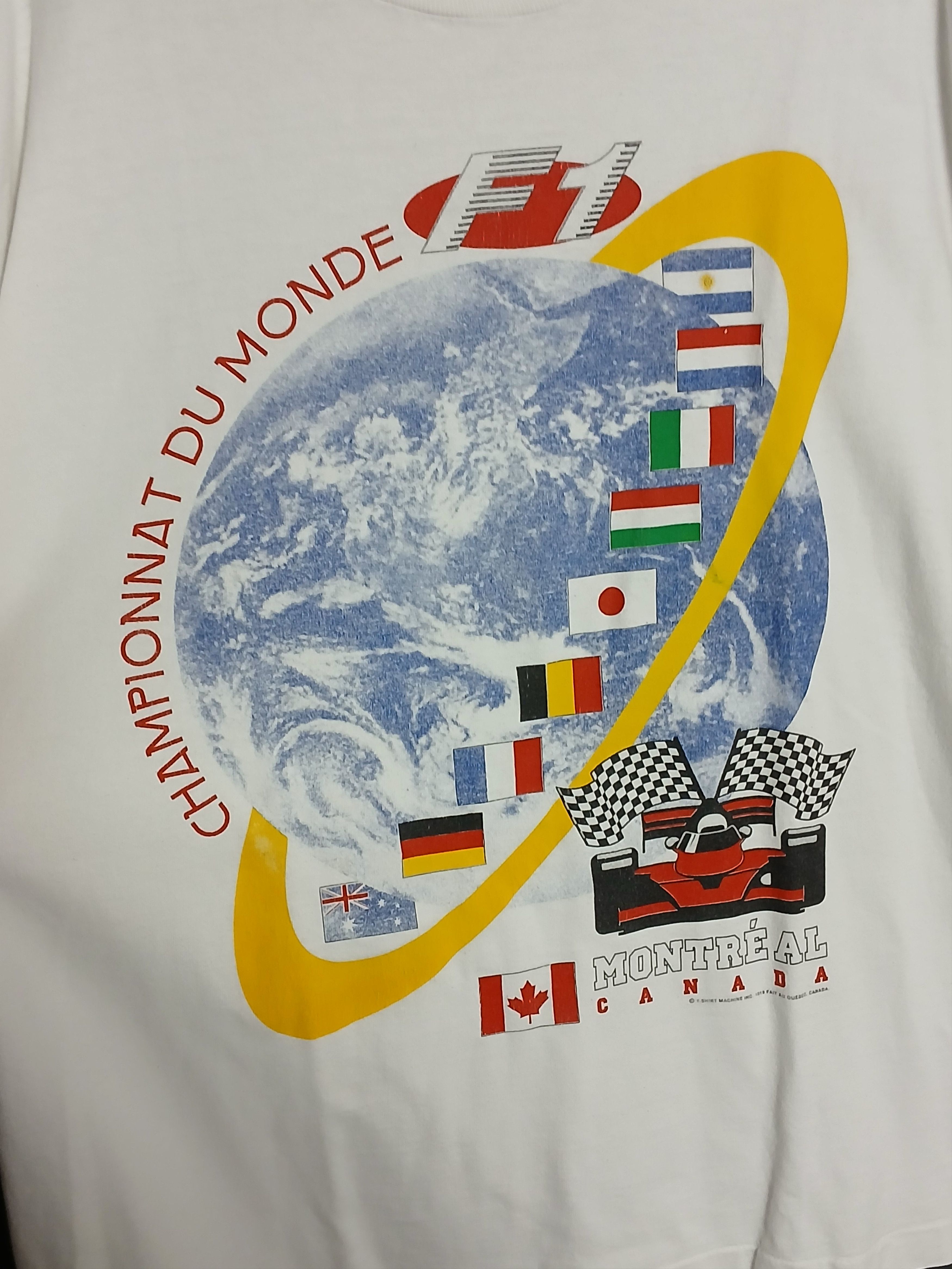 Formula 1 × Vintage Vintage Formula 1 Racing Single Stitch T-Shirt Size US XL / EU 56 / 4 - 3 Thumbnail