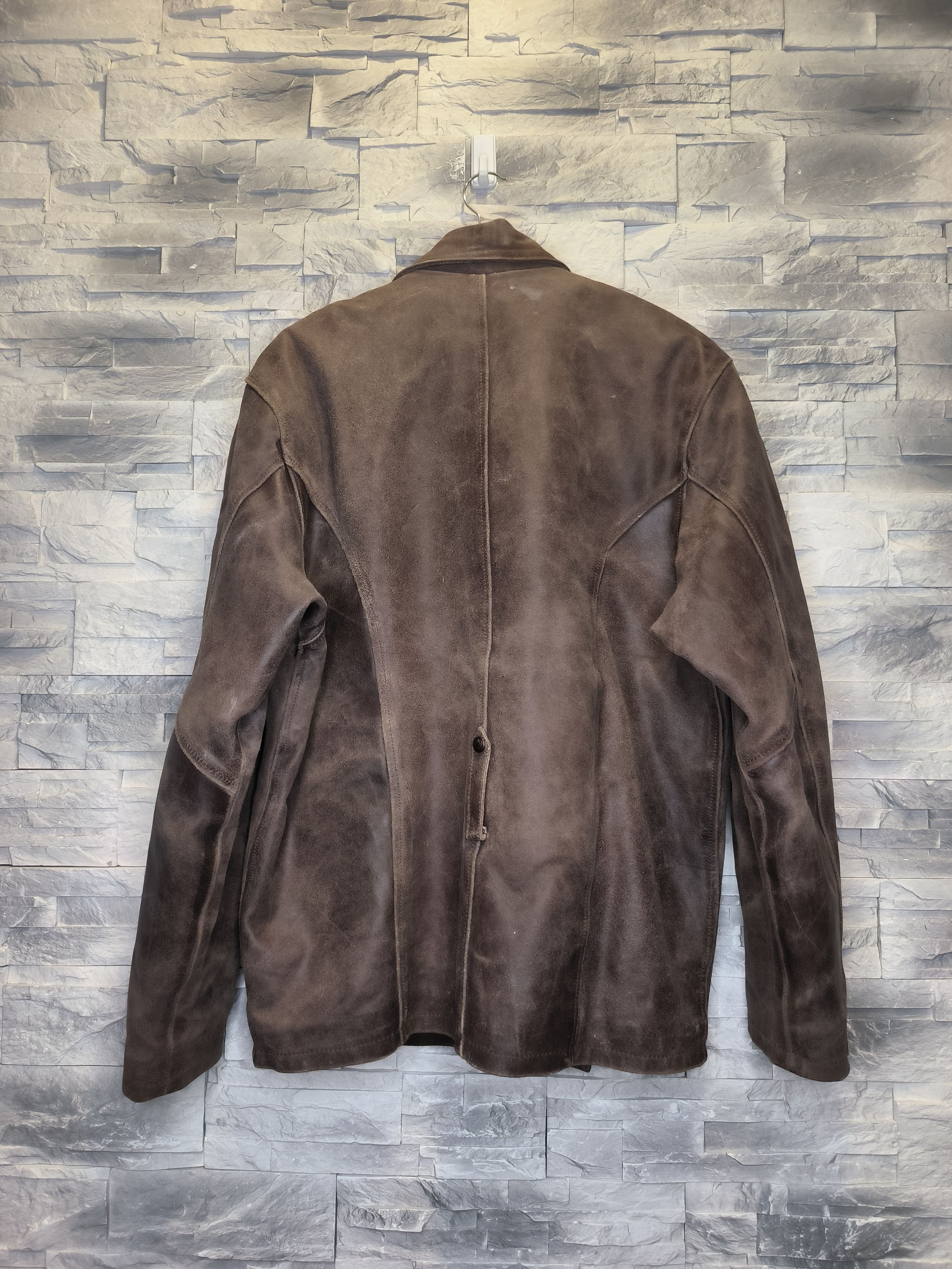 Vera Pelle Vera Pelle Vintage Leather Brown Jacket Size US L / EU 52-54 / 3 - 4 Thumbnail