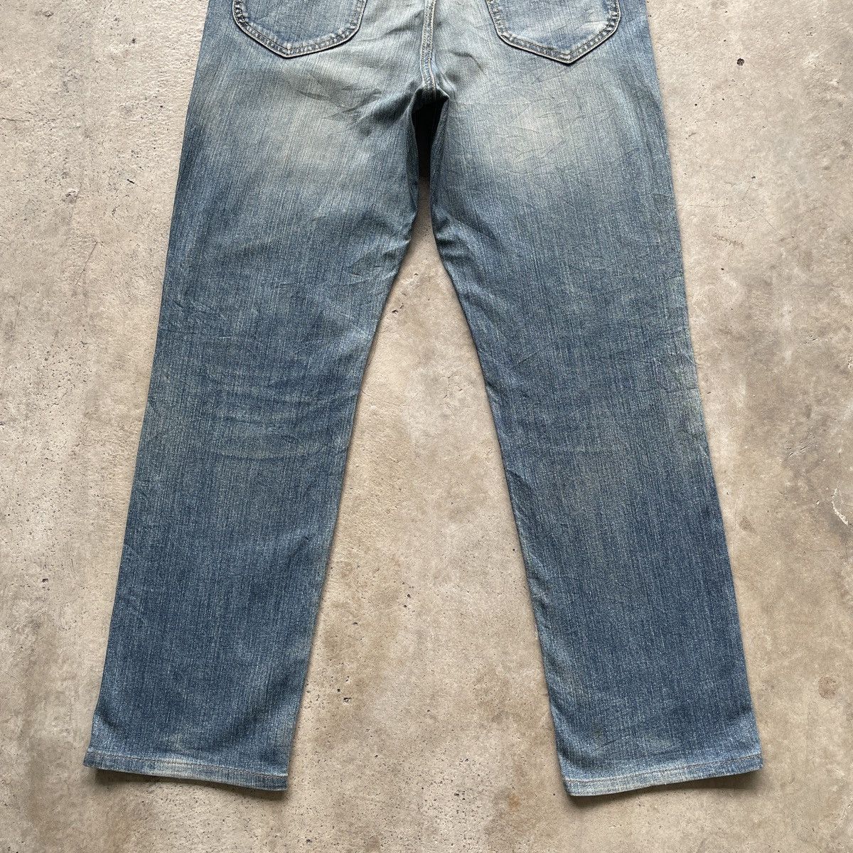 Japanese Brand Vintage Japan 🇯🇵 Lee Jeans Faded Denim Pants RUSTY W33x30 Size US 33 - 11 Thumbnail