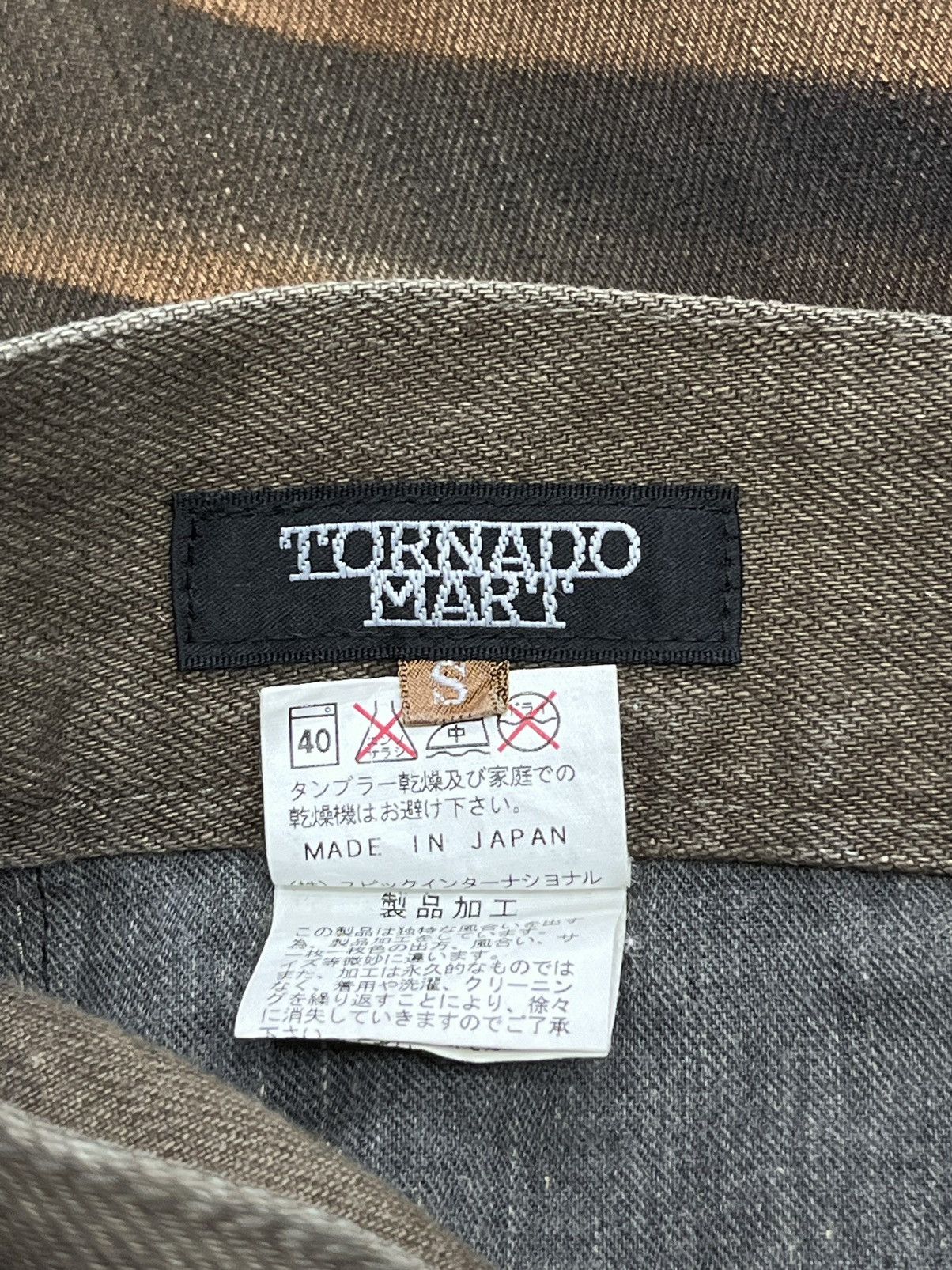 Tornado Mart 🔥TORNADO MART Smoke Brown Gold Dust Whisker Laced Leg Flare Size US 28 / EU 44 - 17 Thumbnail