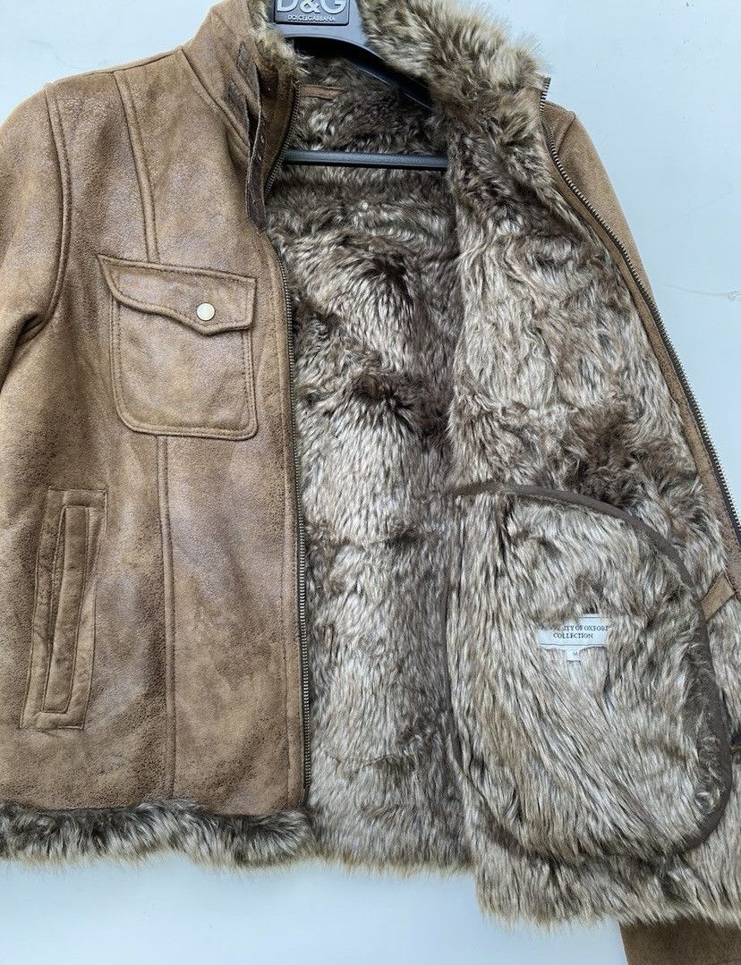 Vintage Vintage University Of Oxfords Collection Leather Jacket Size US M / EU 48-50 / 2 - 5 Thumbnail