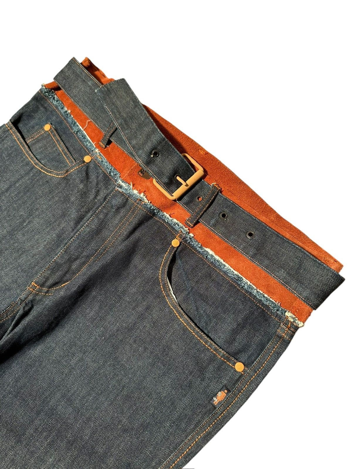 Jean Paul Gaultier Jean Paul Gaultier JPG Jean’s Belted Denim 1998 2003 Size US 36 / EU 52 - 3 Thumbnail