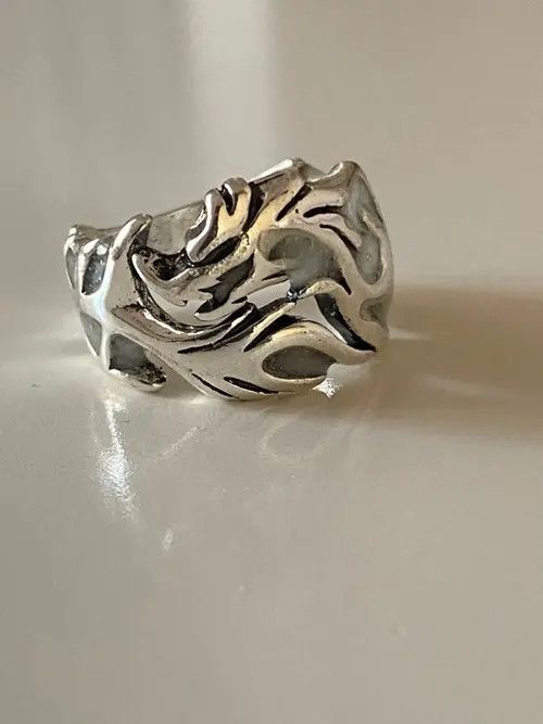 Other Adjustable Blue Luminous Dragon Ring Size ONE SIZE - 1 Thumbnail