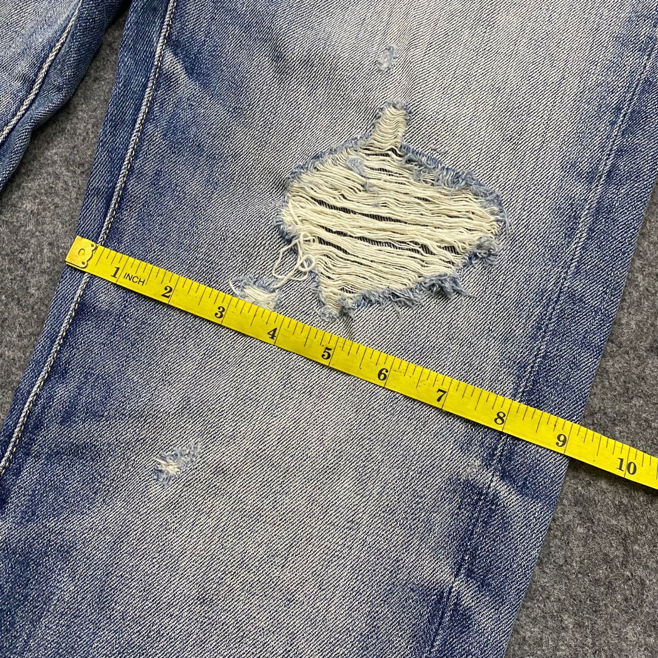 Uniqlo Vintage Uniqlo Jeans Distressed Denim Size US 36 / EU 52 - 5 Thumbnail