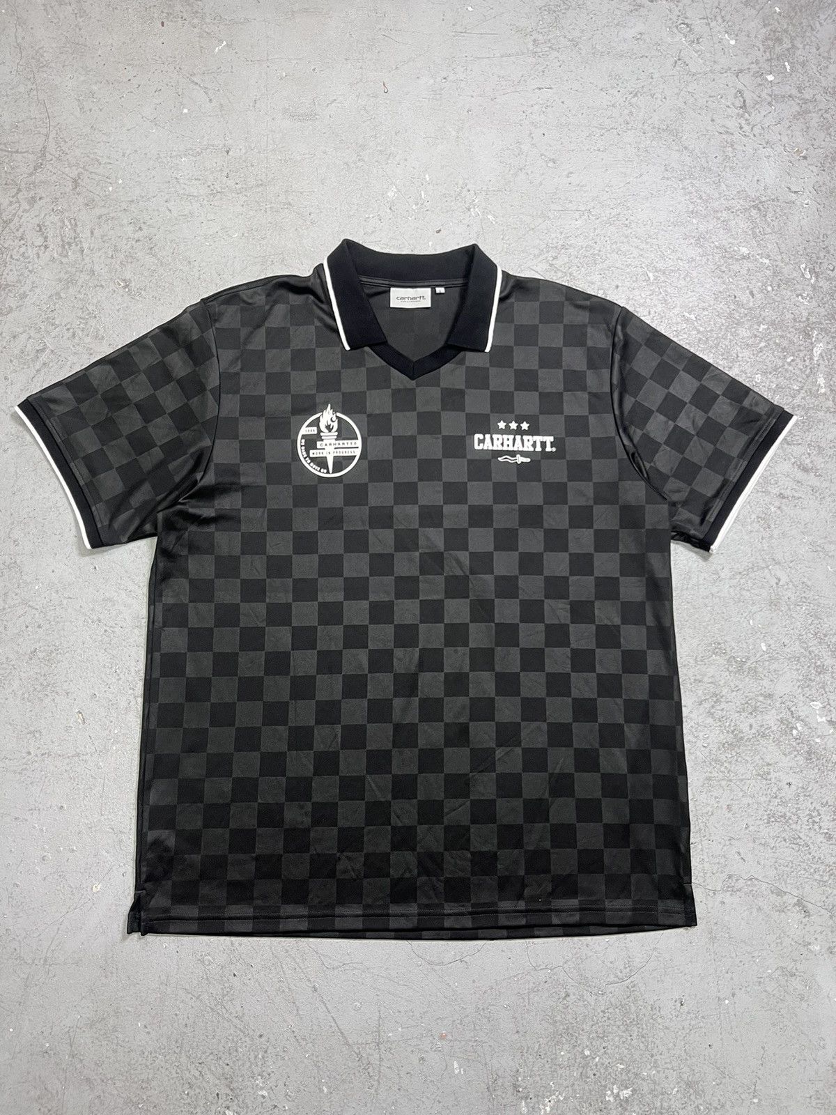 Carhartt × Carhartt Wip Carhartt WIP Stadium Polo Jersey Size US L / EU 52-54 / 3 - 1 Thumbnail