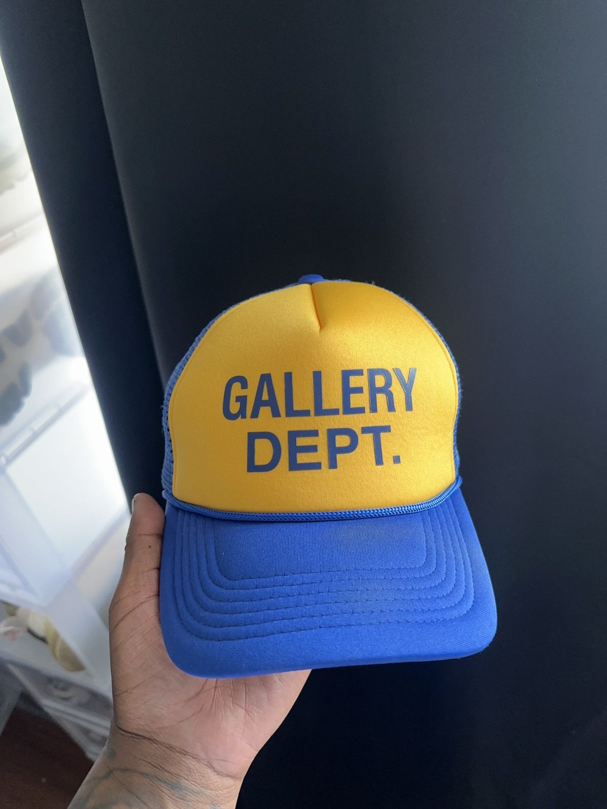 image of Gallery Dept Gallery Department Trucker Hat in Blue, Men's