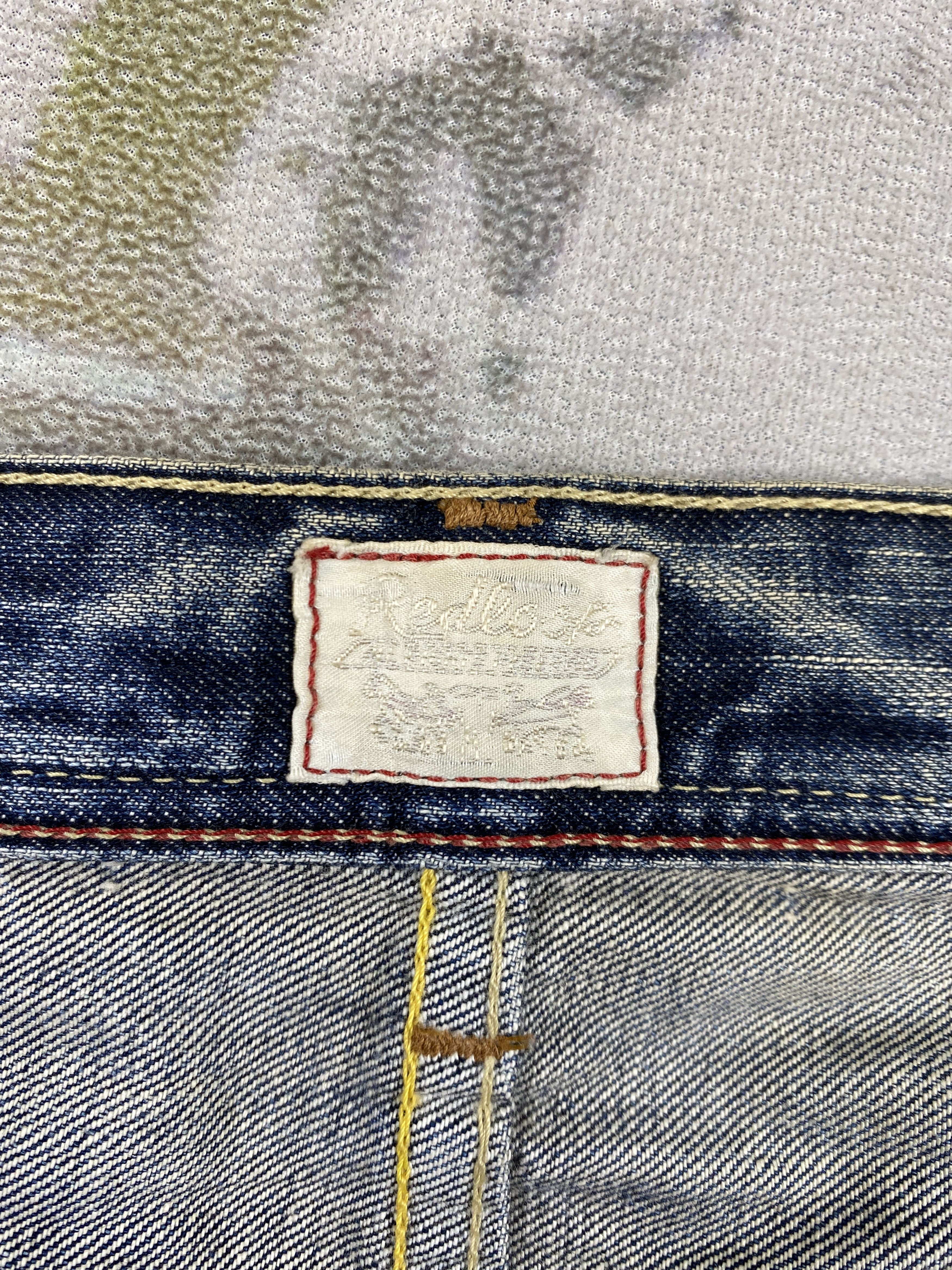 Japanese Brand Faded Blue Vintage Levi's Redloop Flare 31x28 Denim- JN3518 Size US 31 - 11 Thumbnail