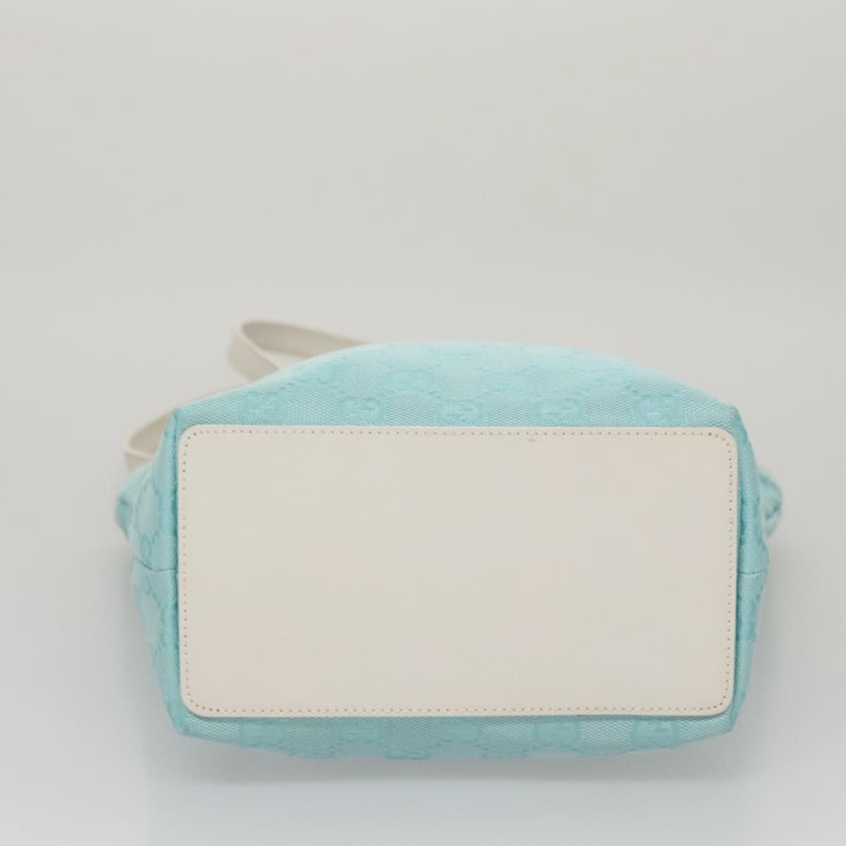 Gucci GUCCI GG Canvas Tote Bag Light Blue Size ONE SIZE - 10 Thumbnail