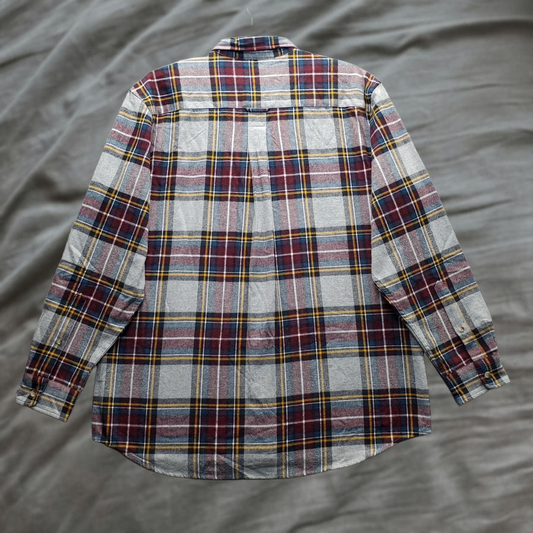 Vintage RedHead Mens Flannel Shirt XL Multi Plaid Button-Up Collared Pocketed | 100% Cotton | All Seasons | Easy Care | Casual Outdoor Size US XL / EU 56 / 4 - 1 Thumbnail