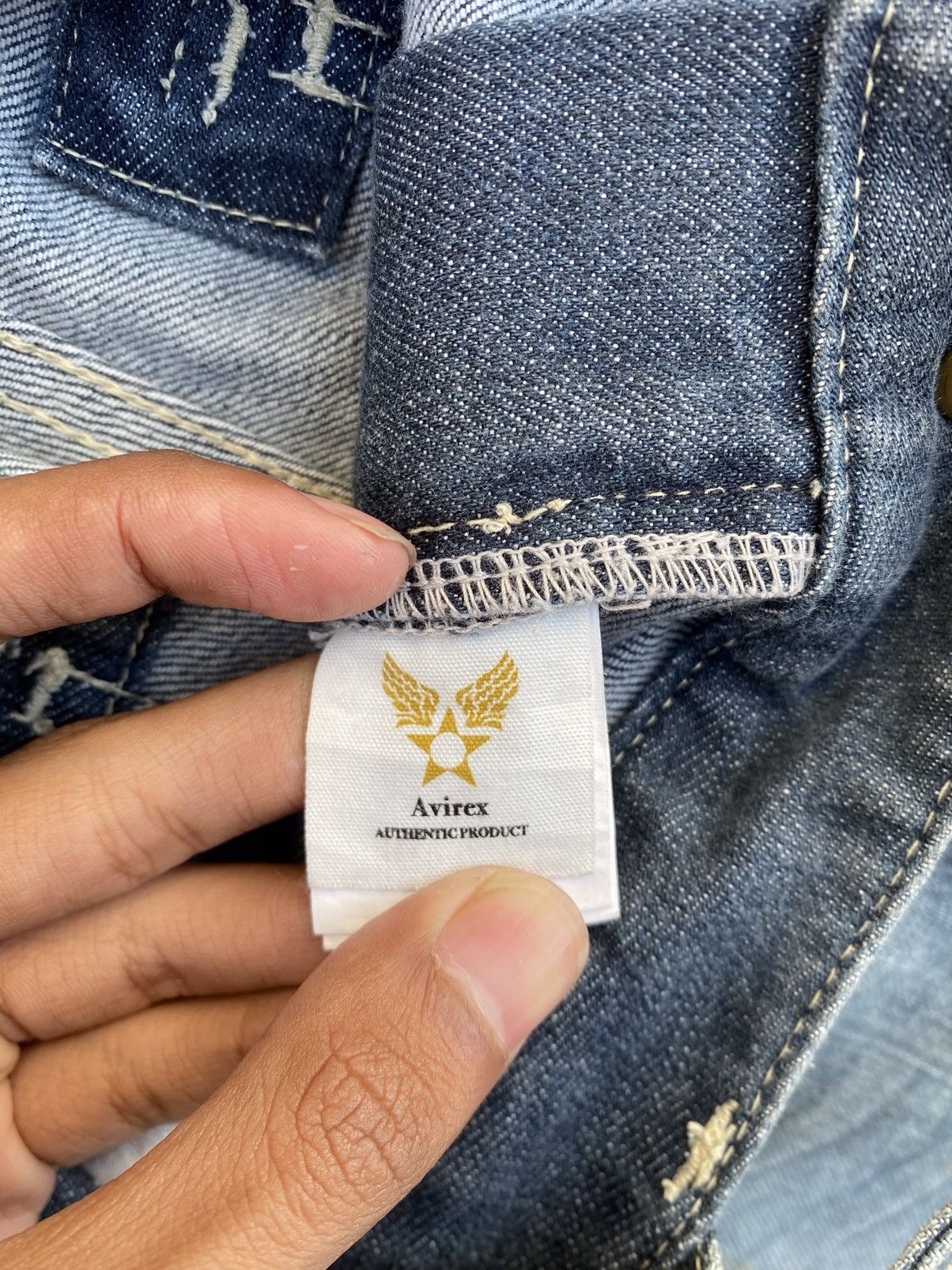 Avirex Avirex Overall Denim Backhit Size US 31 - 11 Thumbnail