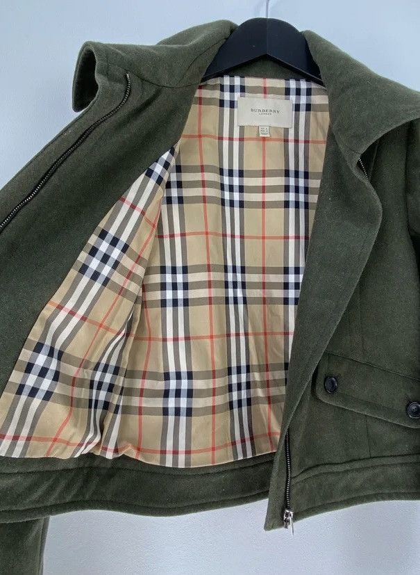 Burberry Burberry Wool Green Jacket Size XS / US 0-2 / IT 36-38 - 6 Thumbnail