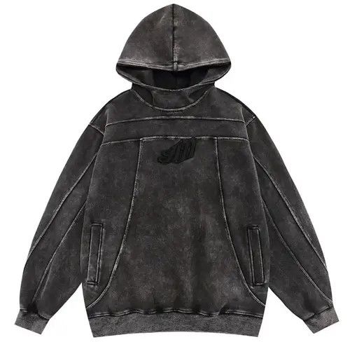 Japanese Brand Kusuno x Junko Washed Vintage Style Hoodie Sweatshirt Size US M / EU 48-50 / 2 - 1 Thumbnail