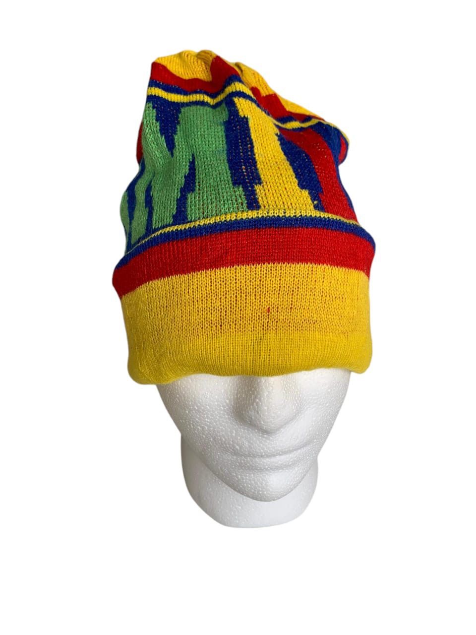 Japanese Brand × Kapital × Vintage Streetwear Style Multicolour Smile Beanie Hats Size ONE SIZE - 3 Thumbnail