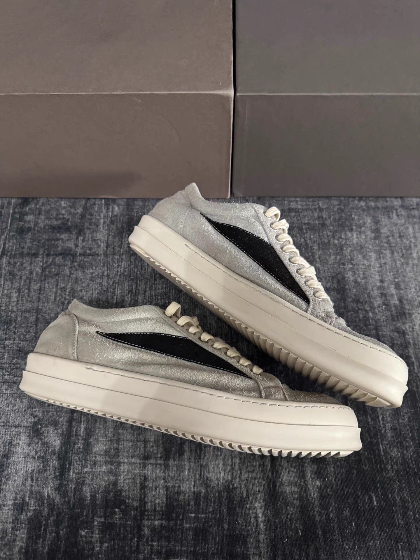 Rick Owens Rick Owens DRKSHDW Blue Geobasket Size US 10 / EU 43 - 3 Thumbnail