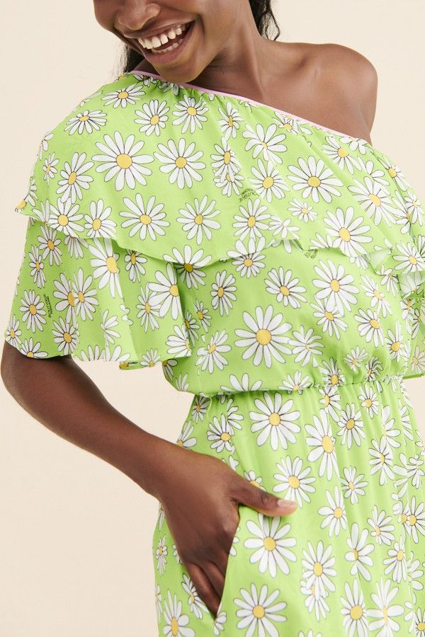 Boutique Moschino Daisy Mae Midi Dress Size M / US 6-8 / IT 42-44 - 3 Thumbnail