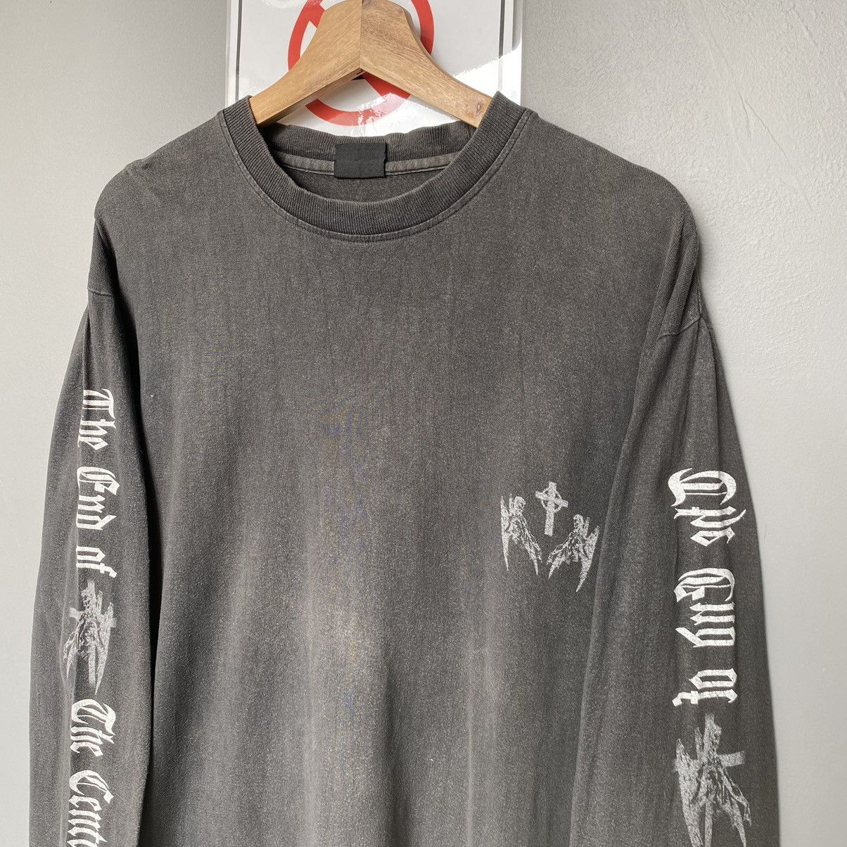 Vintage Thrashed Faded Vintage Y2K Impala ERD GRUNGE GRAIL L/S TEE Size US M / EU 48-50 / 2 - 3 Thumbnail
