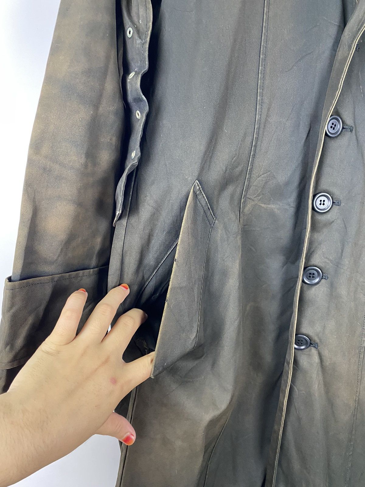 Designer × Vintage Vintage 90s Secret Agent long jacket Size US M / EU 48-50 / 2 - 13 Thumbnail