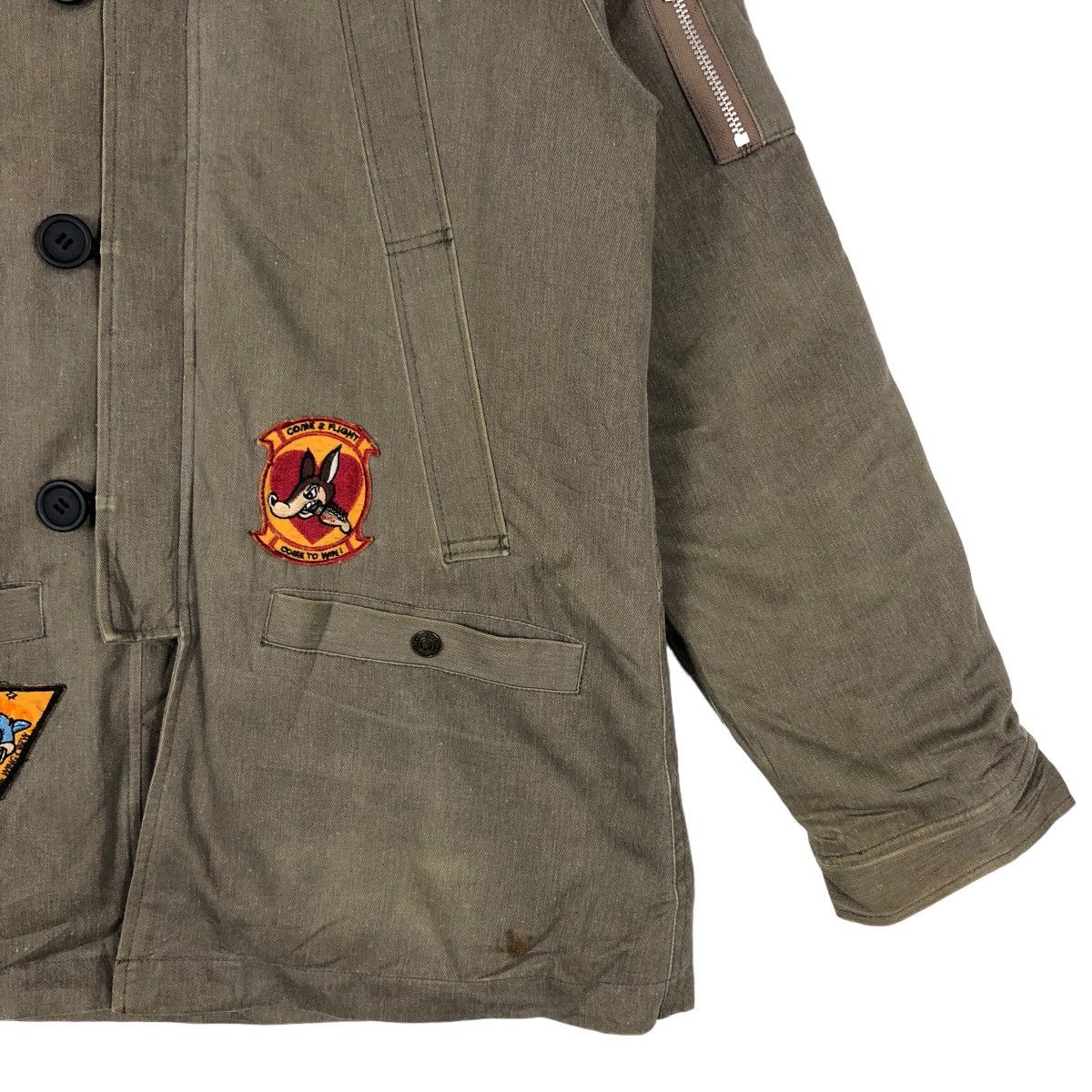Hysteric Glamour 🔥90’s Punk Design Full Patches Parka Jacket Betty’s Blue Size US M / EU 48-50 / 2 - 4 Thumbnail