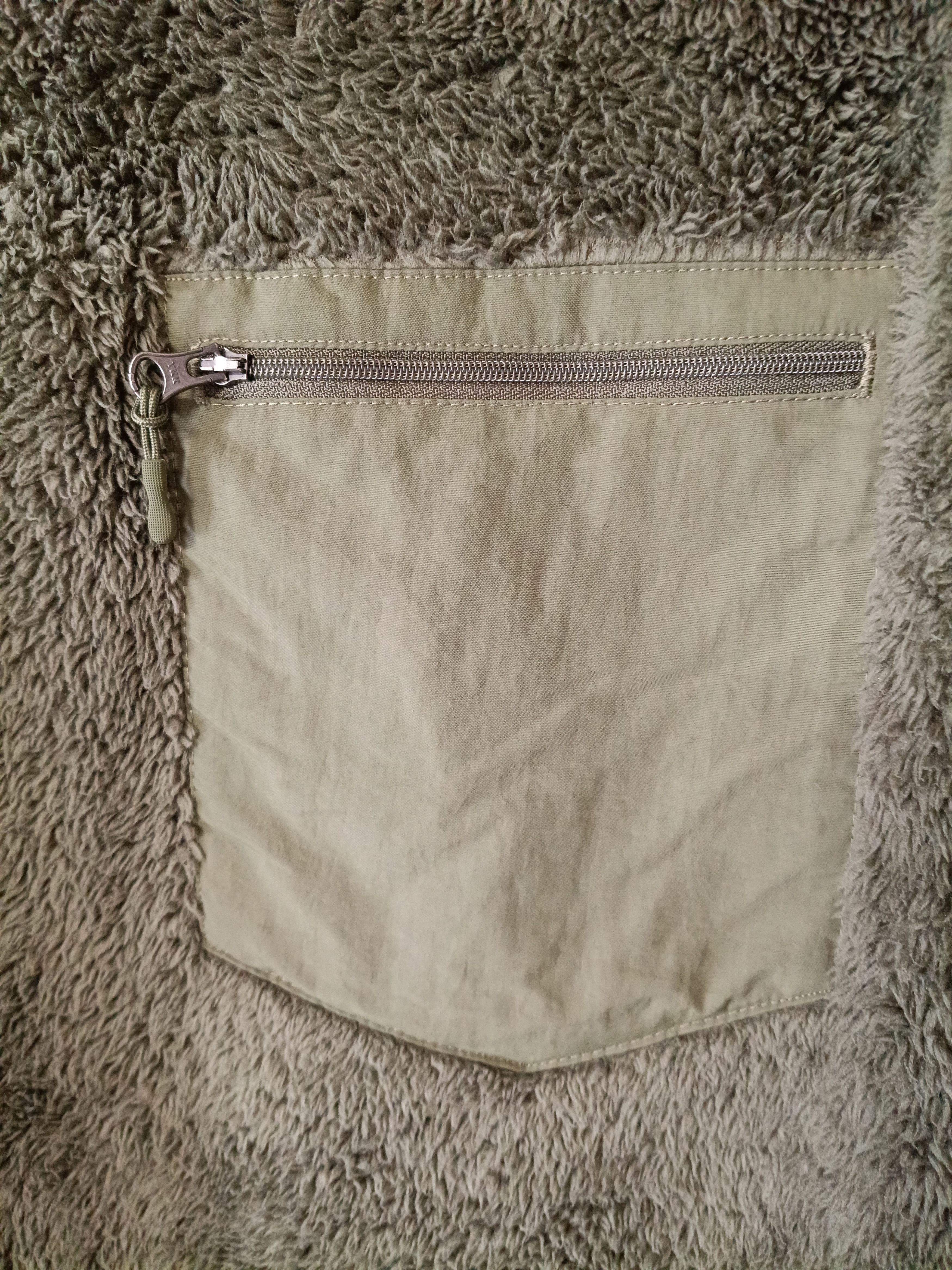 Engineered Garments UNIQLO x Engineered Garments Olive Fleece Pullover XL Size US XL / EU 56 / 4 - 6 Thumbnail