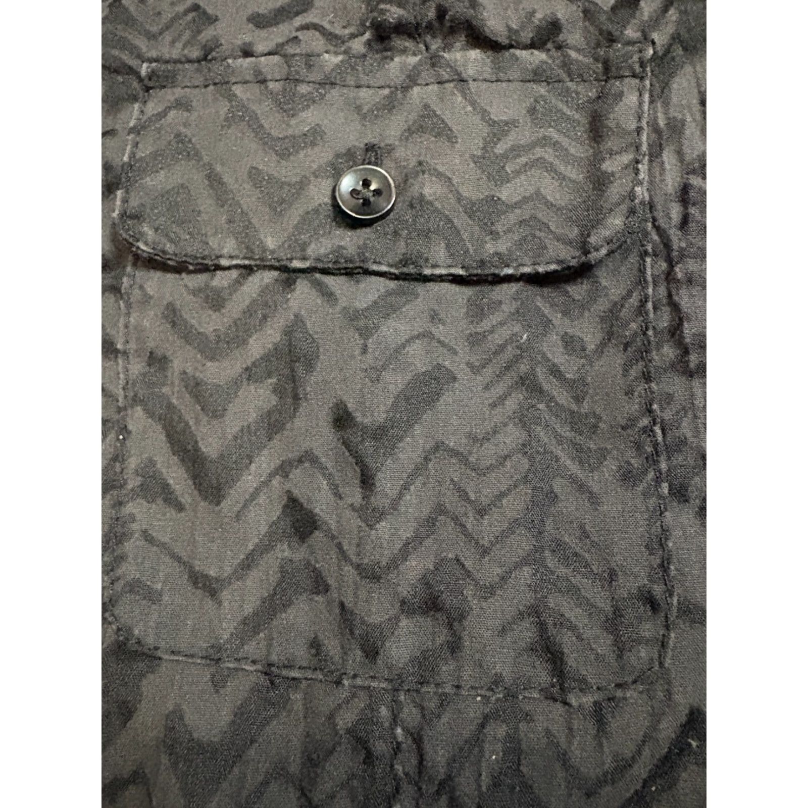 Coldwater Creek Coldwater Creek Womens Button Up Shirt L Black Lightweight Sheer Button-Up Casual Business 14-Size Regular Women Size L / US 10 / IT 46 - 4 Thumbnail