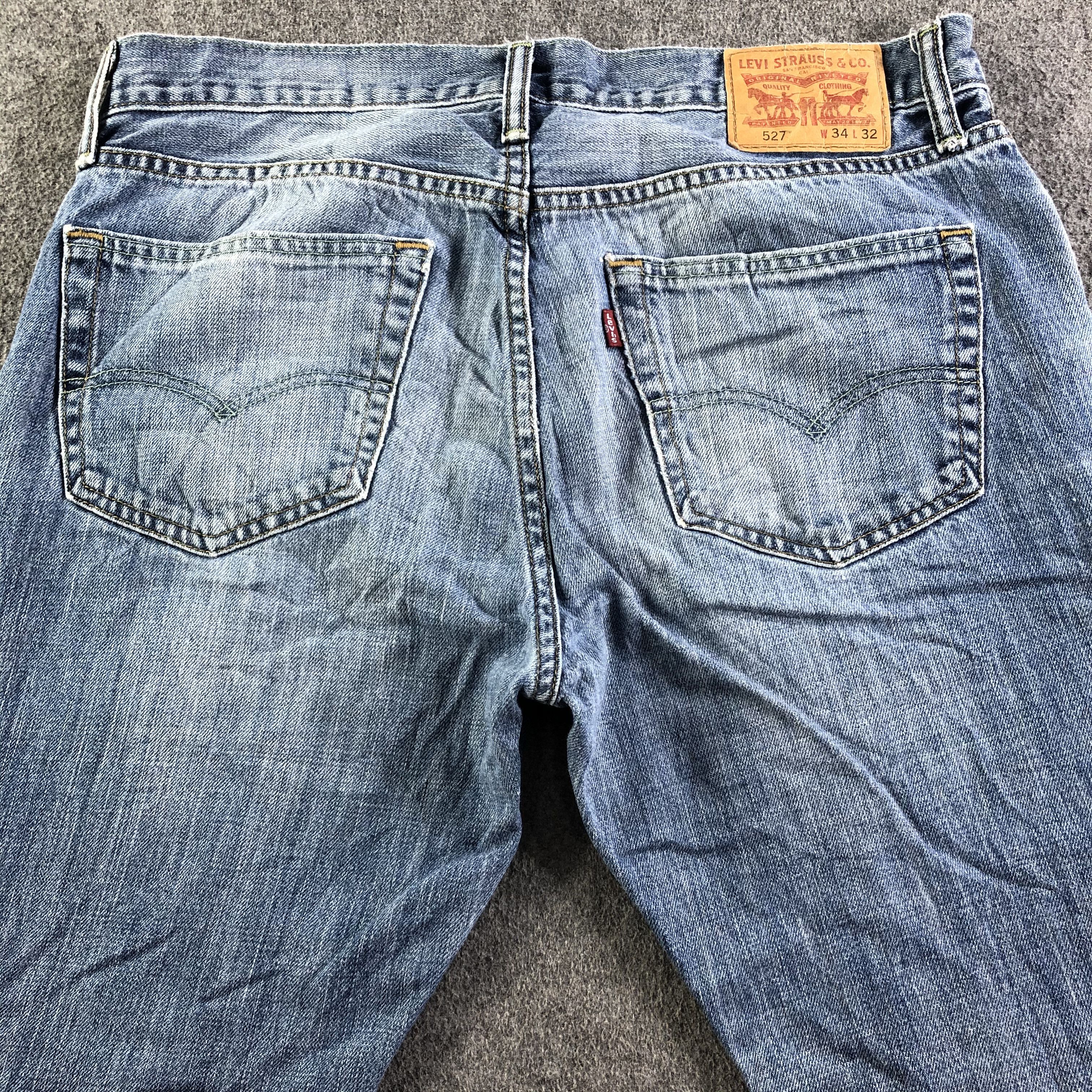 Levi's Vintage Blue Wash Levis 527 Jeans-J3699 Size US 36 / EU 52 - 4 Thumbnail