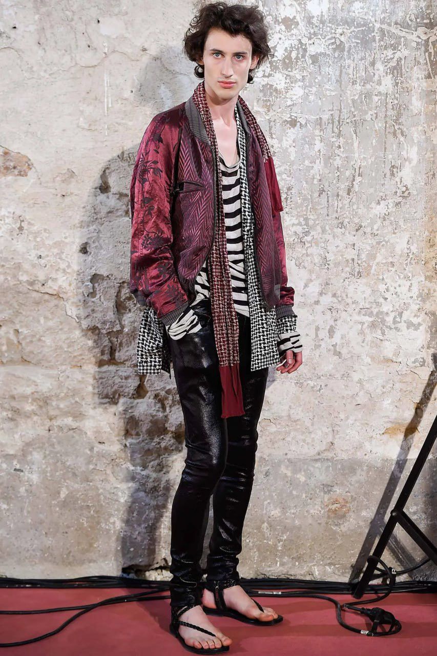 Haider Ackermann Haider Ackermann SS15 Chevron Floral Silk Bomber OG Size US M / EU 48-50 / 2 - 9 Thumbnail
