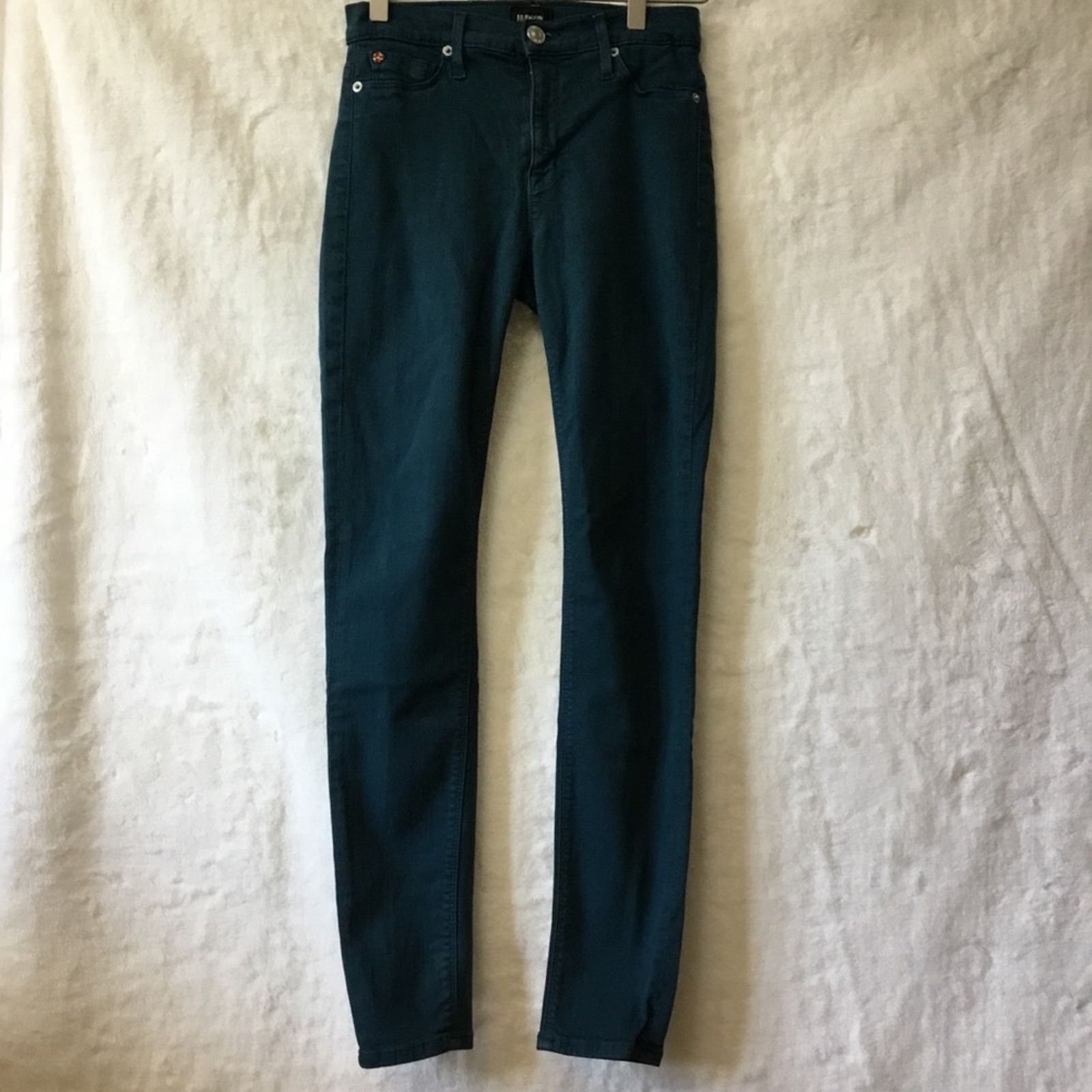Hudson Hudson Teal Nico Super Skinny Mid-Rise Stretch Jeans Size 27" / US 4 / IT 40 - 2 Thumbnail