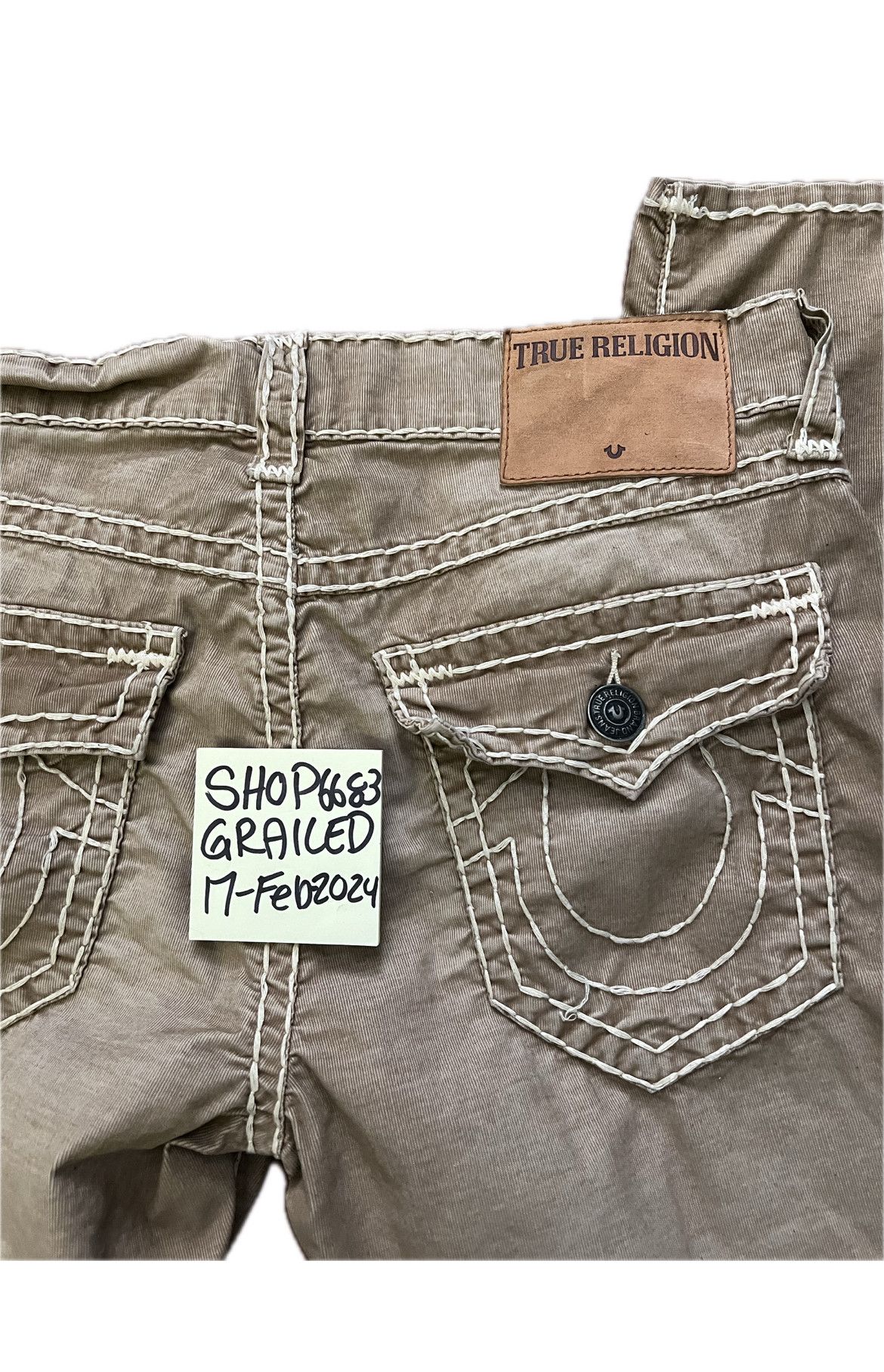 True Religion True Religion Jeans Size US 32 / EU 48 - 3 Thumbnail