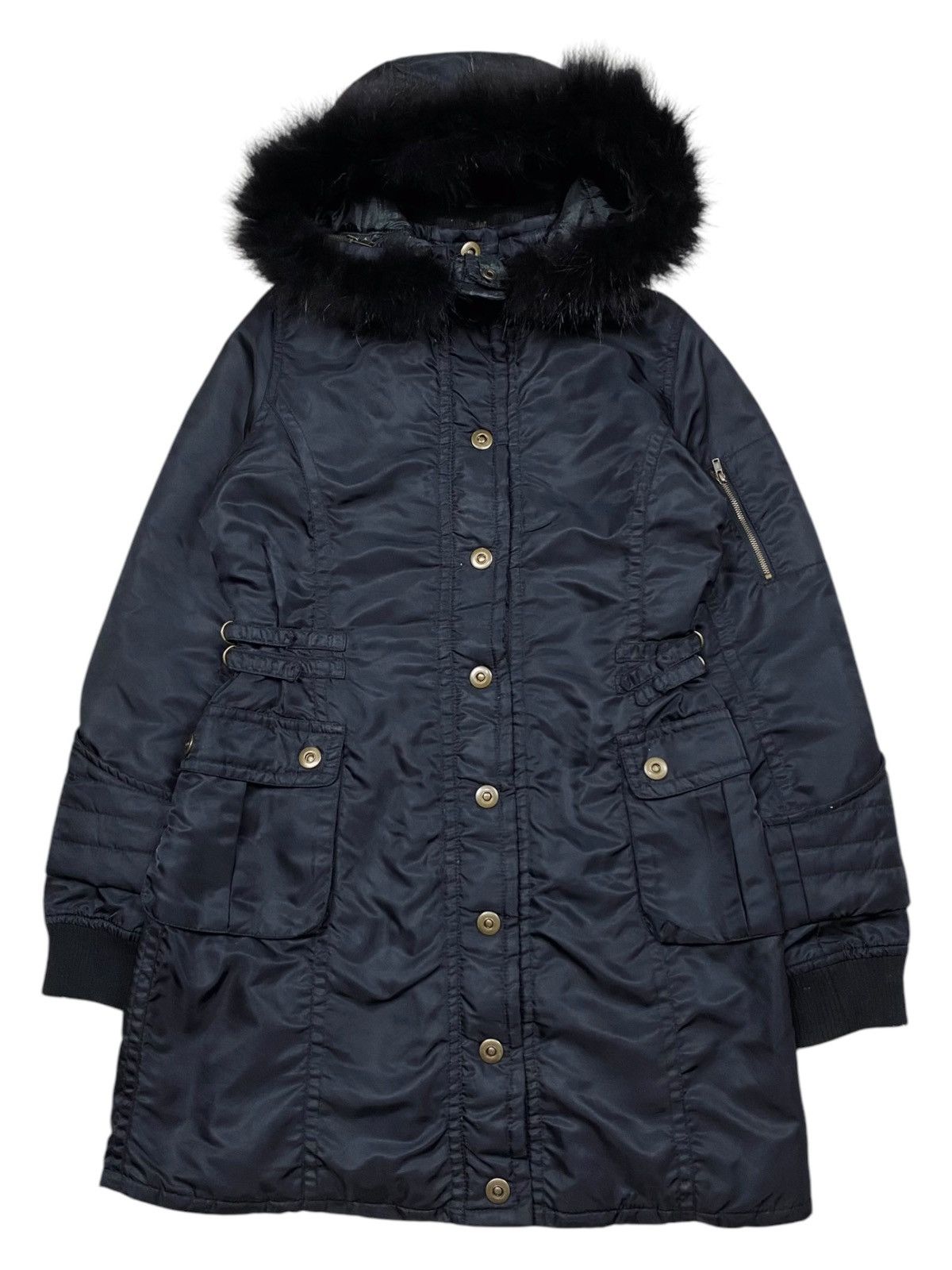 14th Addiction 2000s Lip Service - Fur Hoodie Parka Size US M / EU 48-50 / 2 - 9 Thumbnail