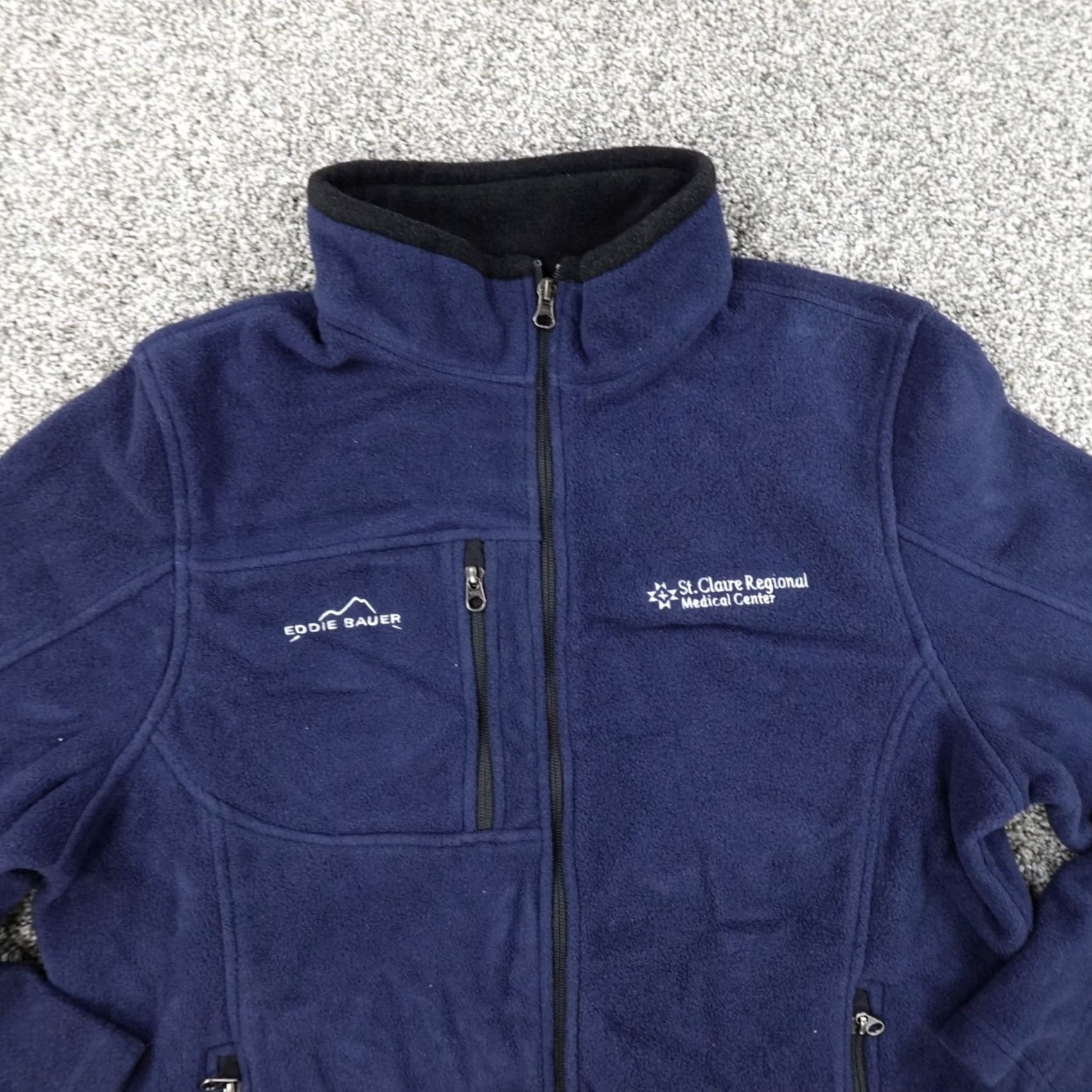 Eddie Bauer Eddie Bauer Mens Blue Fleece Jacket Full Zip Sweatshirt Sweater Outdoor Hiking L Size US L / EU 52-54 / 3 - 4 Thumbnail