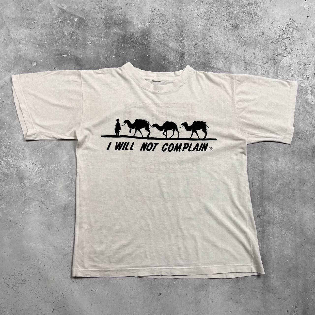 Vintage Vintage 90s Art I Will Not Complain Knot Boxy Fit T Shirt Size US L / EU 52-54 / 3 - 1 Thumbnail