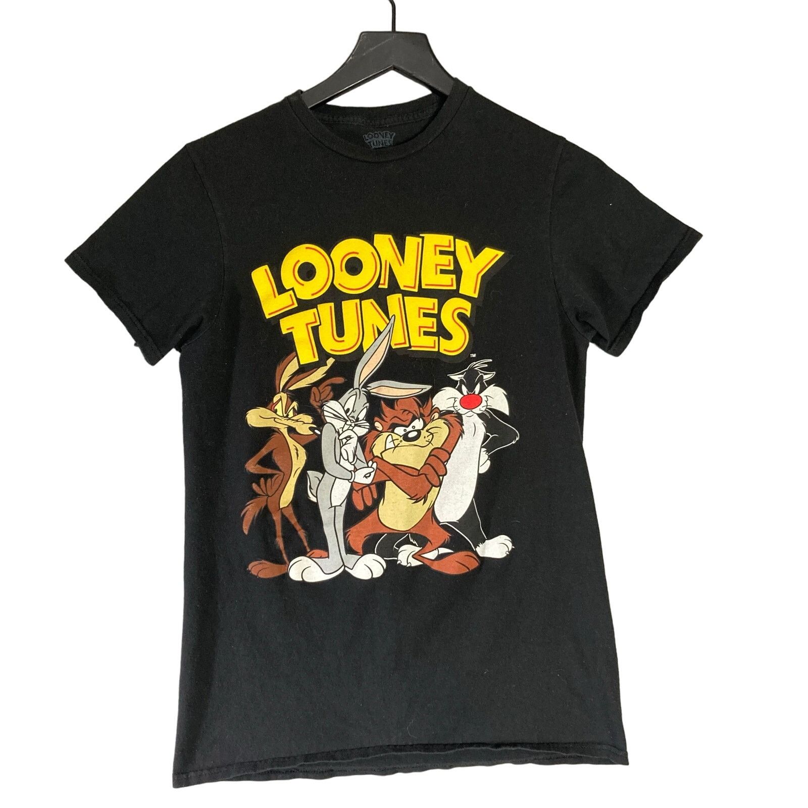 Other Looney Tunes Unisex Black Graphic T-Shirt M Bugs Bunny Size US M / EU 48-50 / 2 - 1 Thumbnail