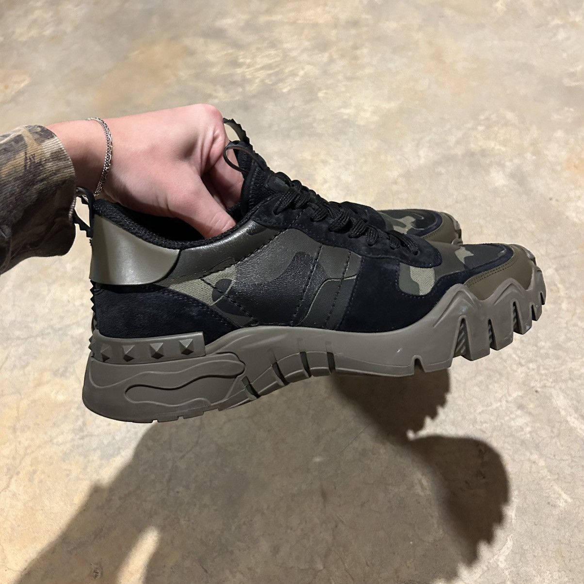 Valentino Valentino Garavani Rockrunner Plus Military Camo Shoes US 10 Size US 10 / EU 43 - 6 Thumbnail